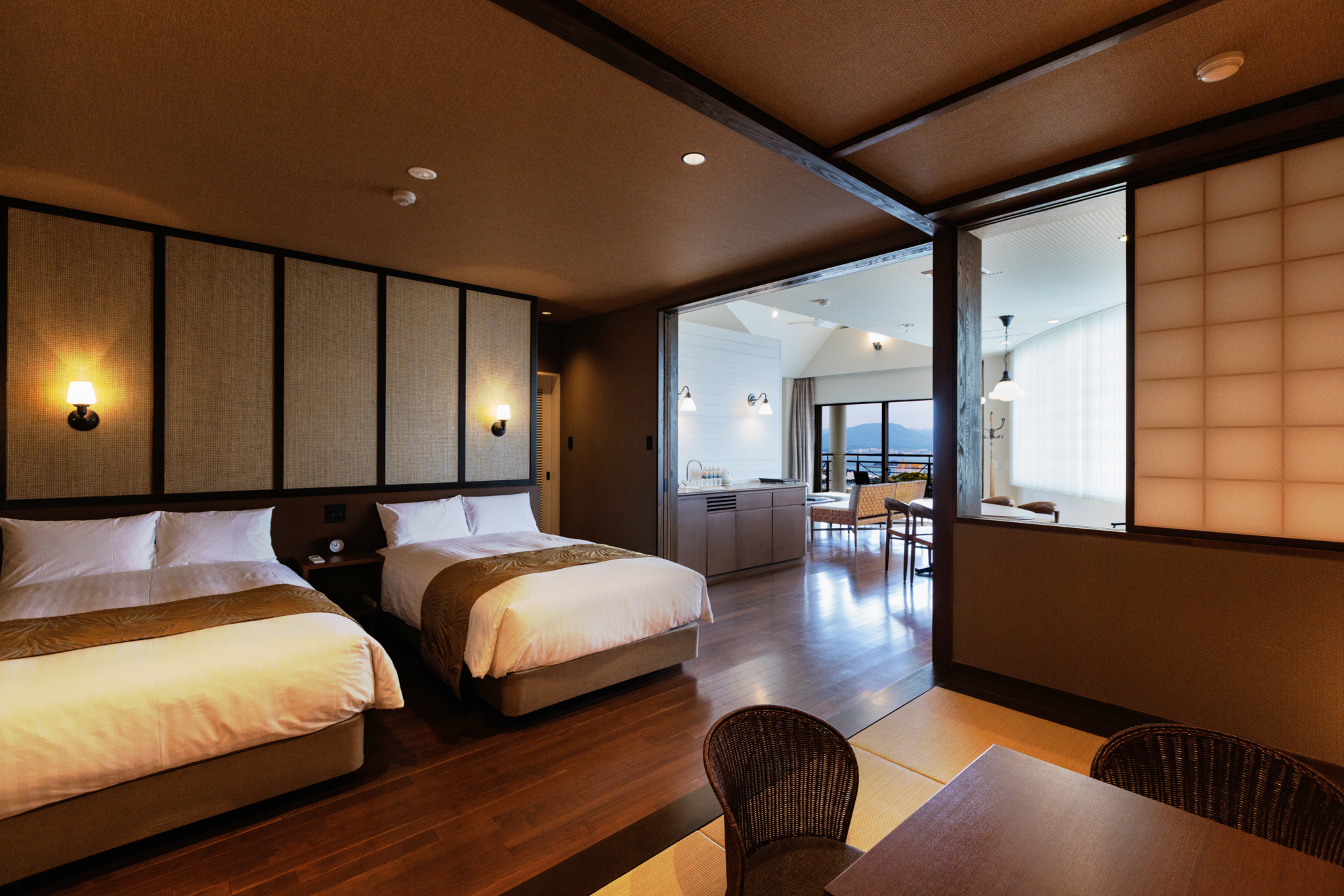 Japanese Western, Semi Room, Suite, 2 Semi Double Beds, Annex