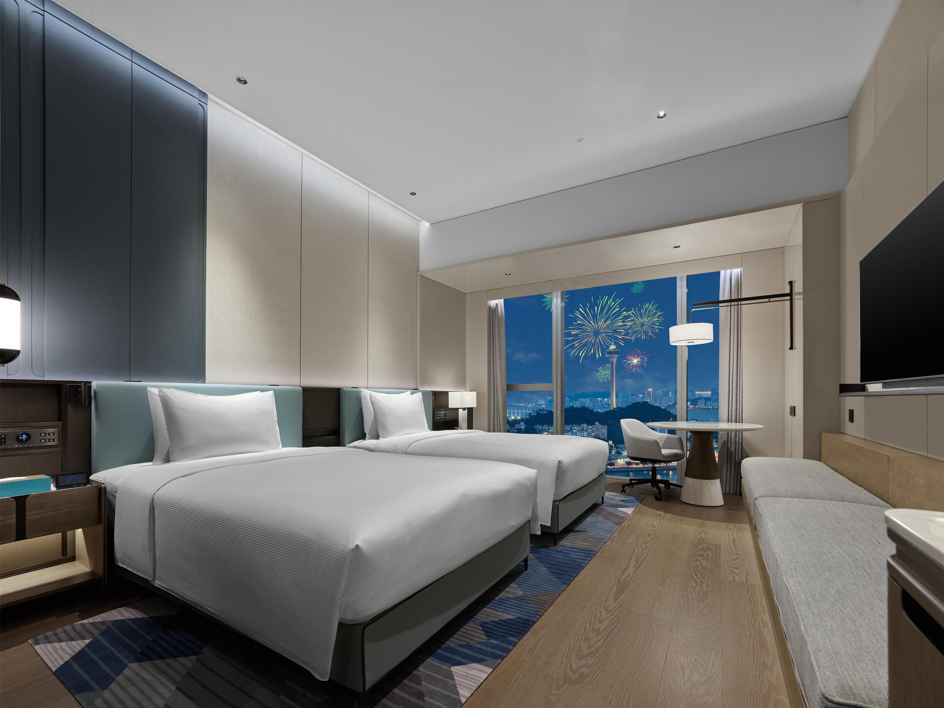 Room, Twin Beds, Sea View