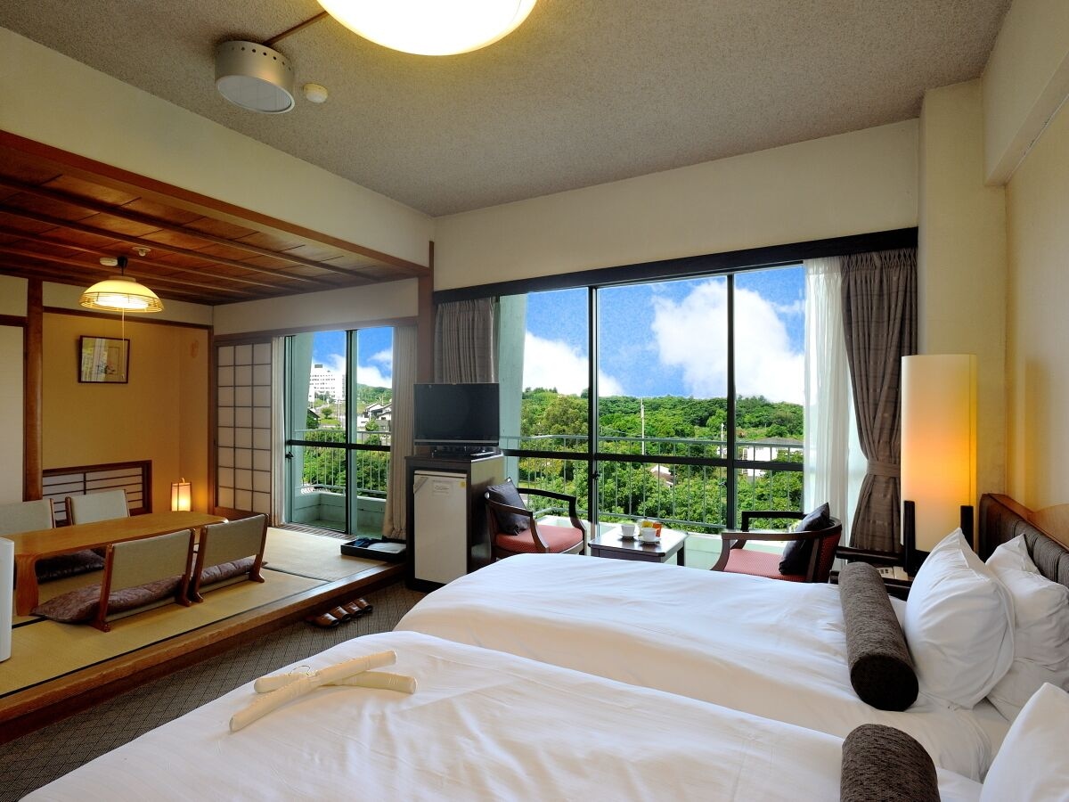 Room, Twin Beds, 2 Futon Beds, Landscape View, Tatami, High Floor