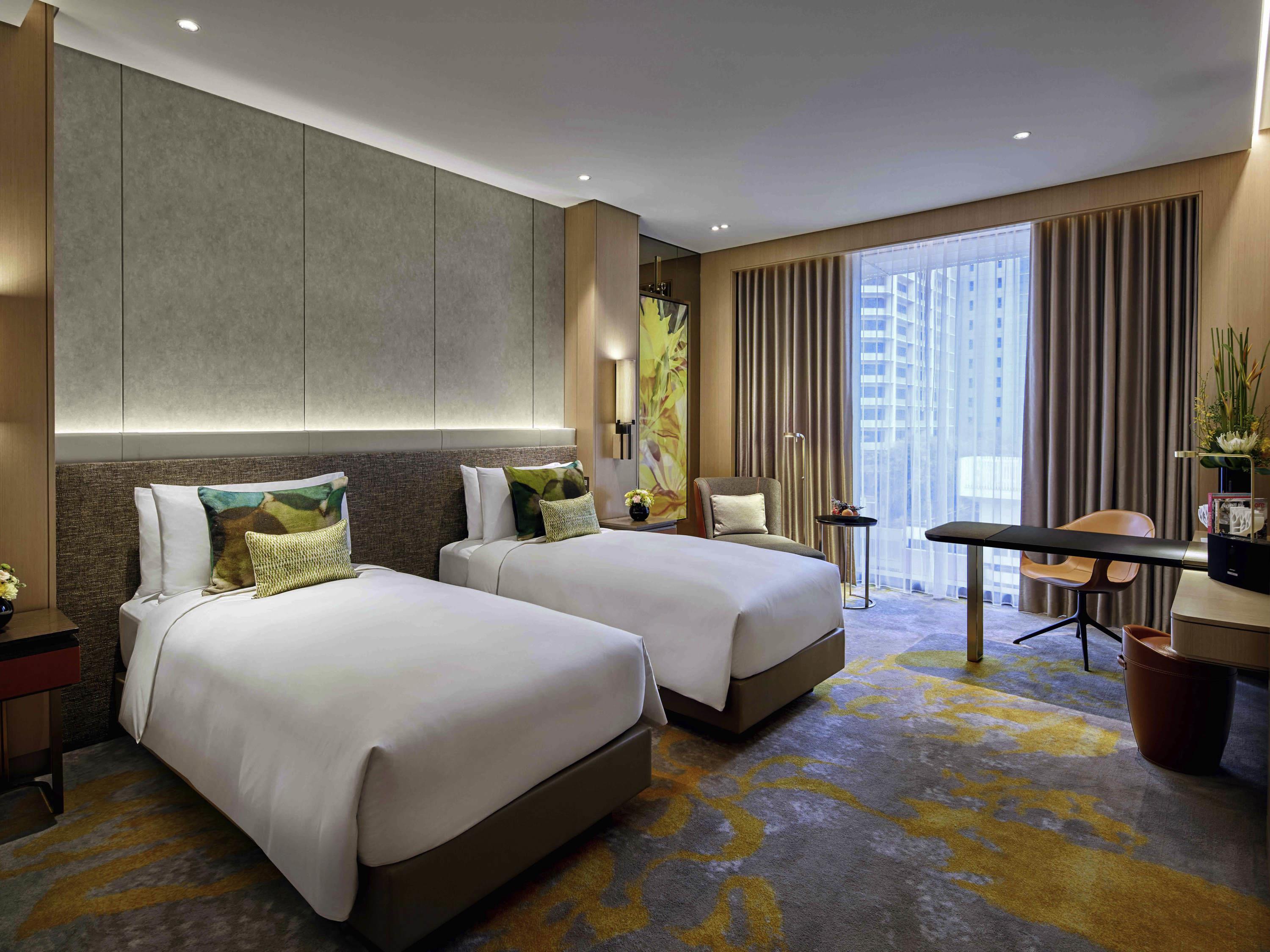 Heritage, Club, Luxury, Twin Beds, with View, High Floor، Sofitel Singapore City Centre 3/4