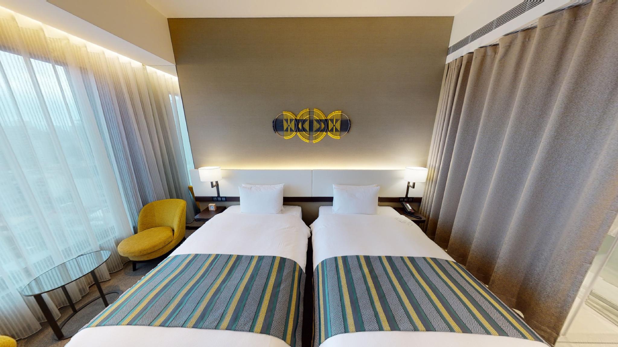 غرفة قياسية بسريرين، MGH Mitsui Garden Hotel Taipei Zhongxiao 2/2