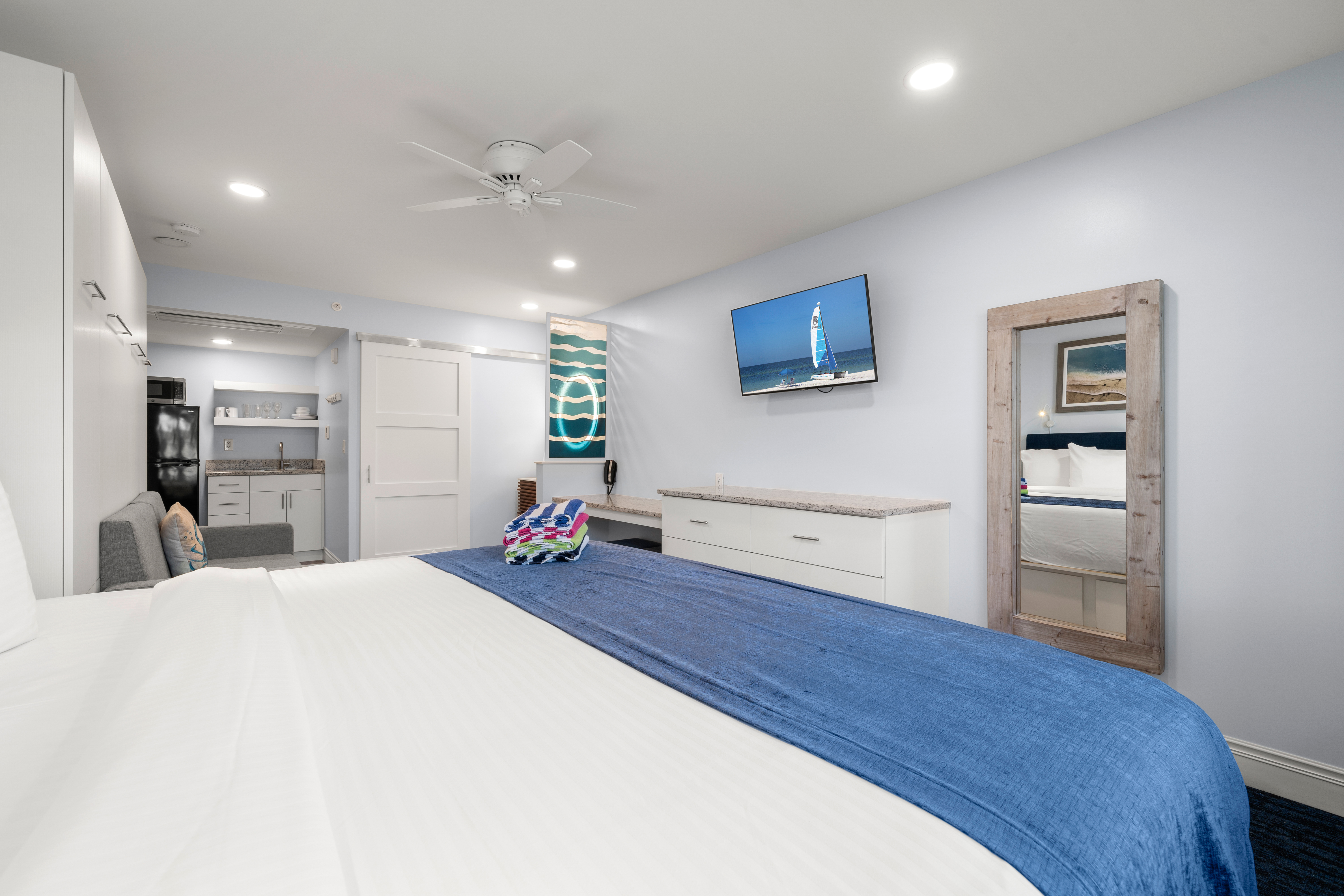 استوديو بسرير كينج، Silver Surf Gulf Beach Resort 3/7