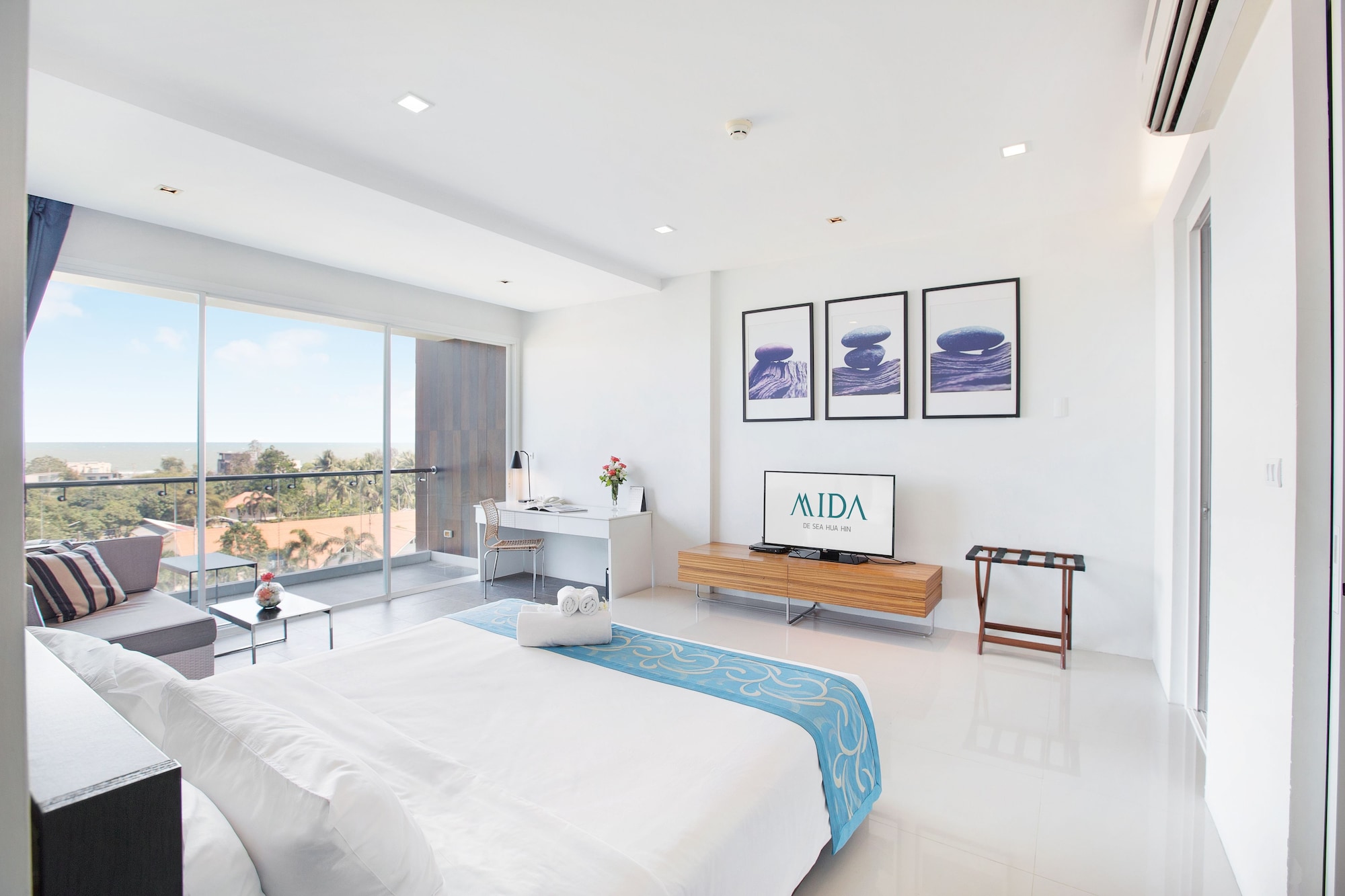 غرفة ديلوكس بسريرين مزدوجين بغرفتي نوم بحوض استحمام، Mida De Sea Hua Hin 5/10