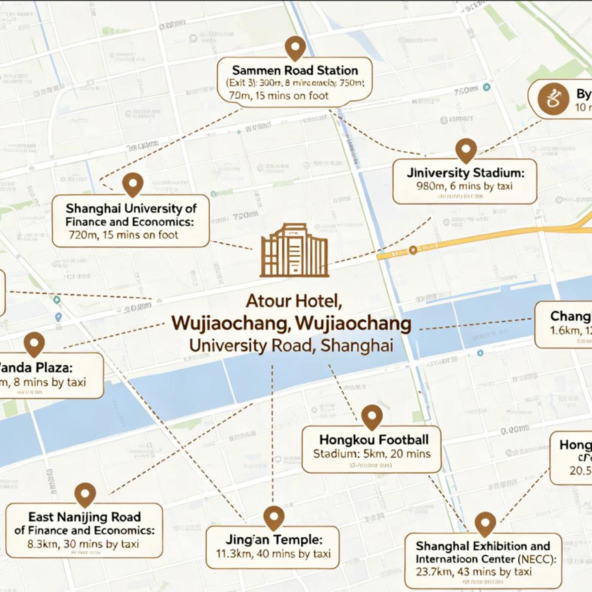 Atour Hotel Shanghai Wujiaochang Daxue Road 7/50
