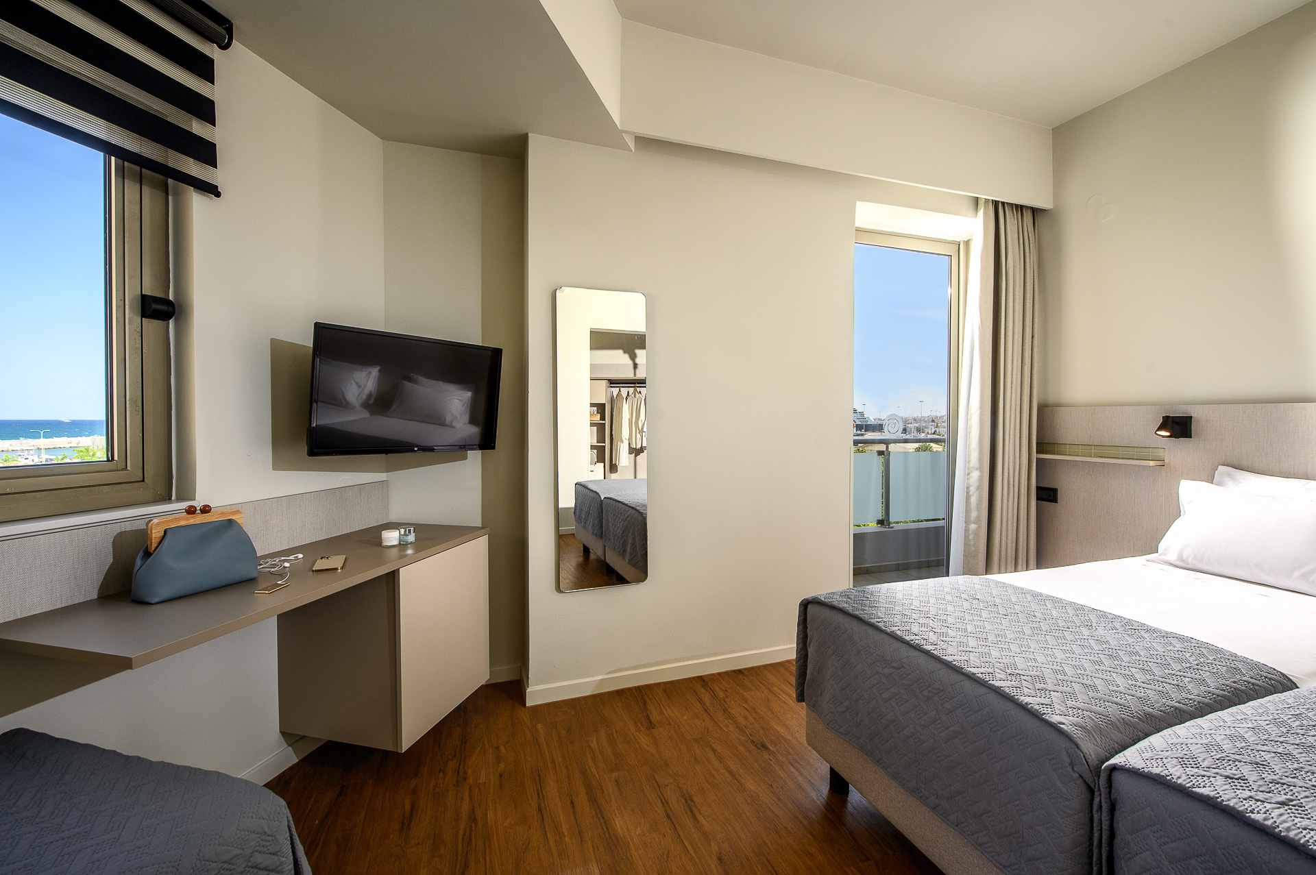 غرفة ثلاثية بإطلالة على البحر، Marin Hotel 4/5