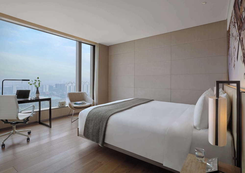 Upstairs, King Bed, East View