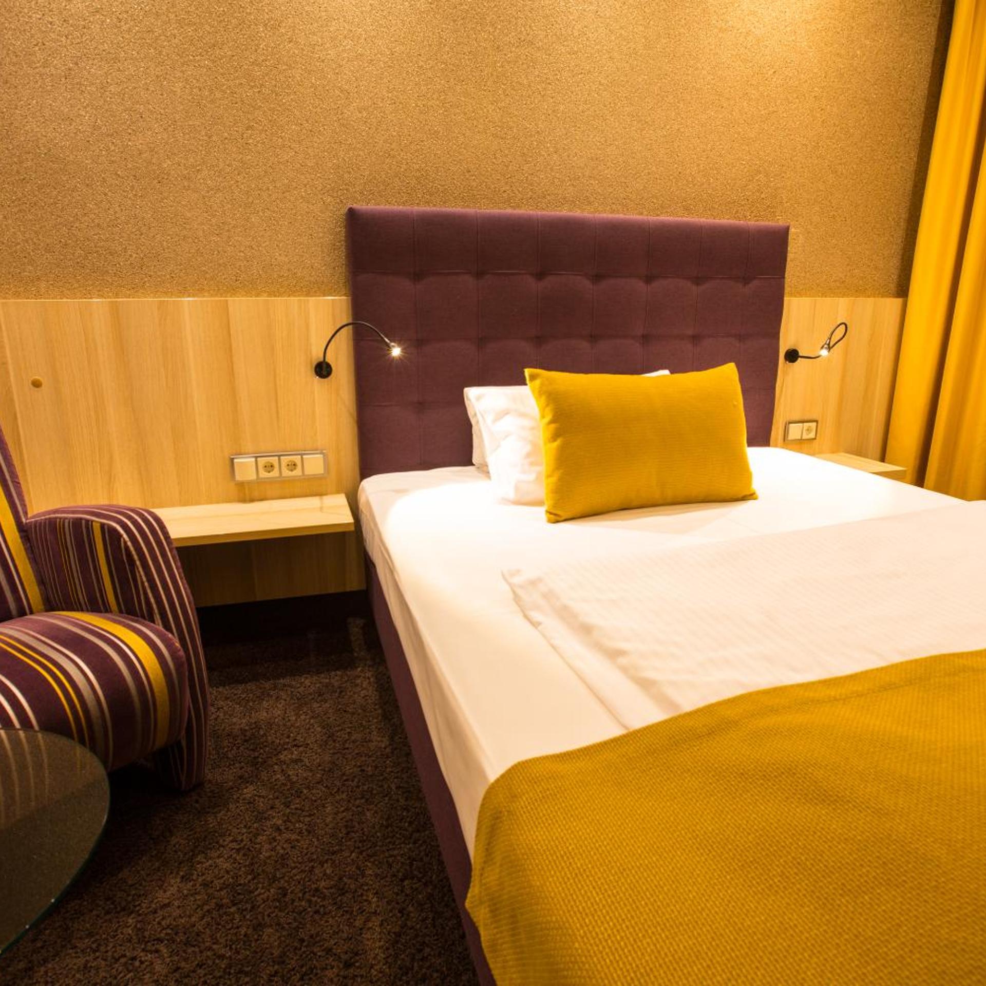 غرفة كومفورت مفردة بسرير كينج، Hotel Hammer - Mainz Hauptbahnhof 8/10