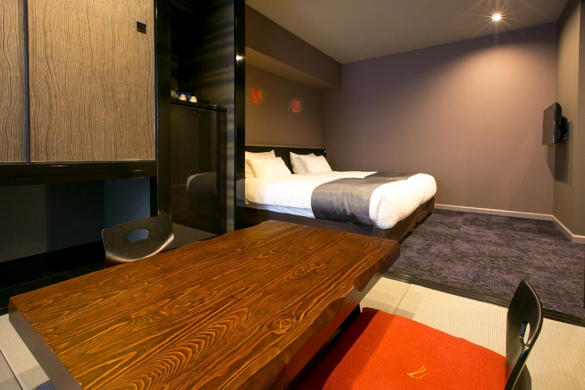 غرفة ديلوكس بسريرين منفصلين، Hotel Banister Kyoto 2/2