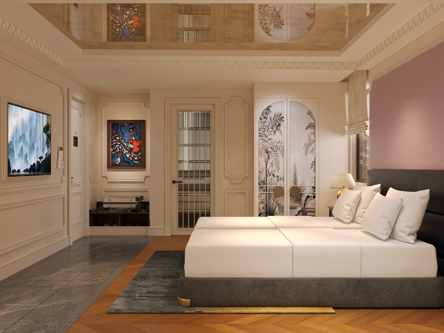 Collection, Suite, Twin Beds, Old Quadruple View