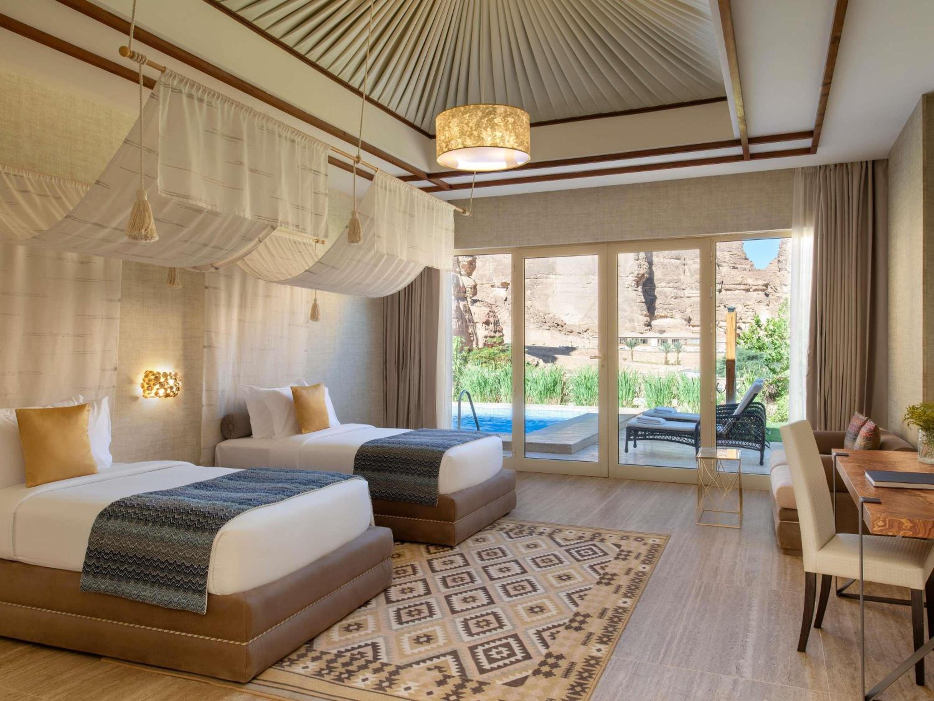 Oasis, Pool, Villa, Queen and Twin Beds