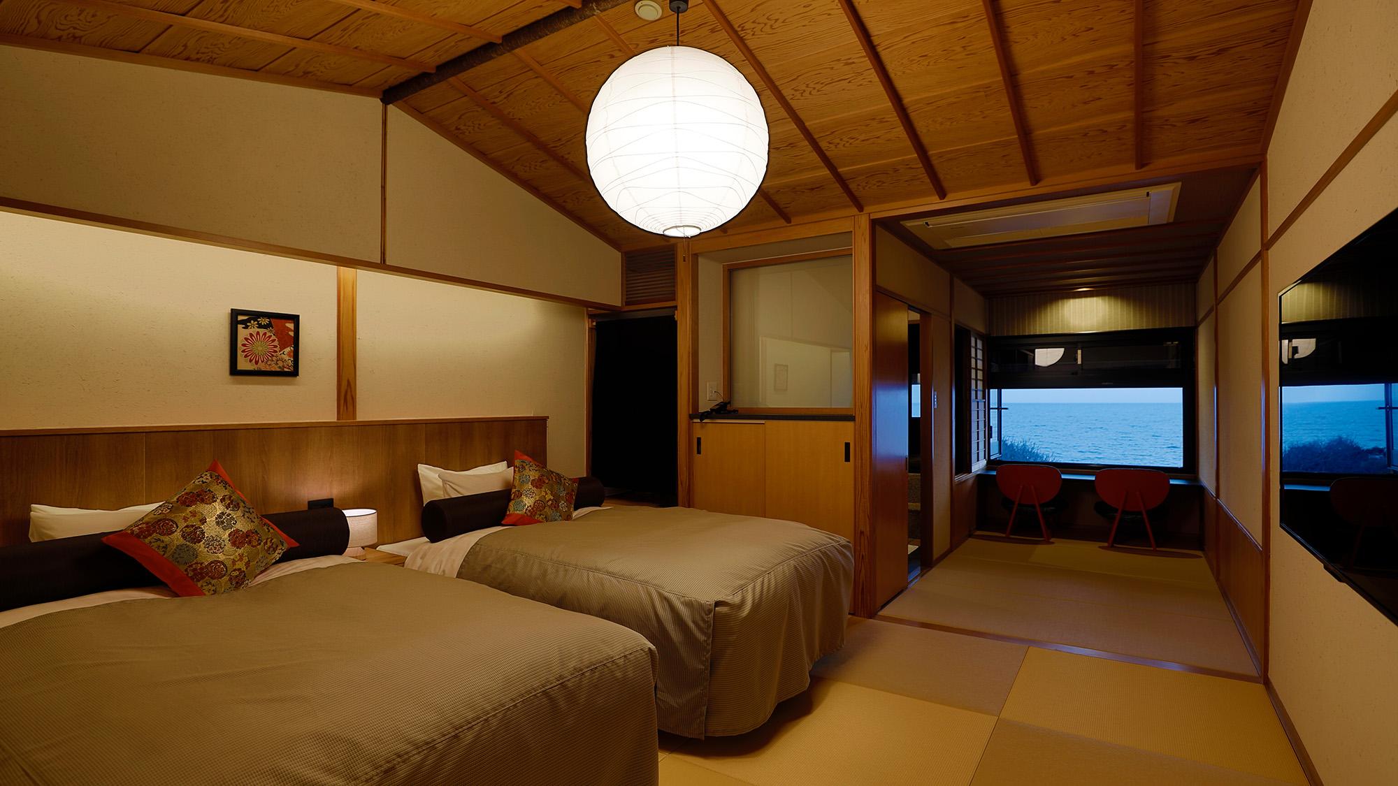 Japanese Western, Ryuky, Ocean View, Bathtub