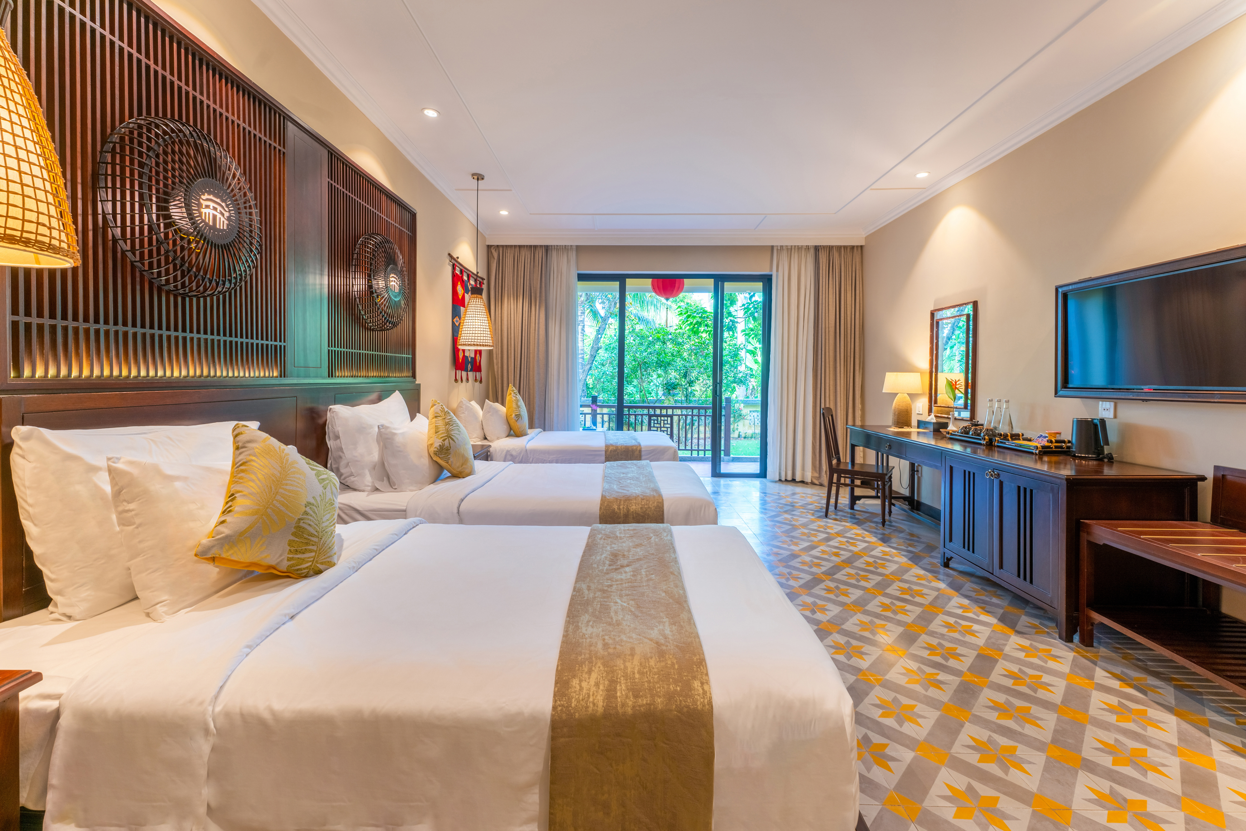 Premier, Triple, Garden or Pool View, Balcony