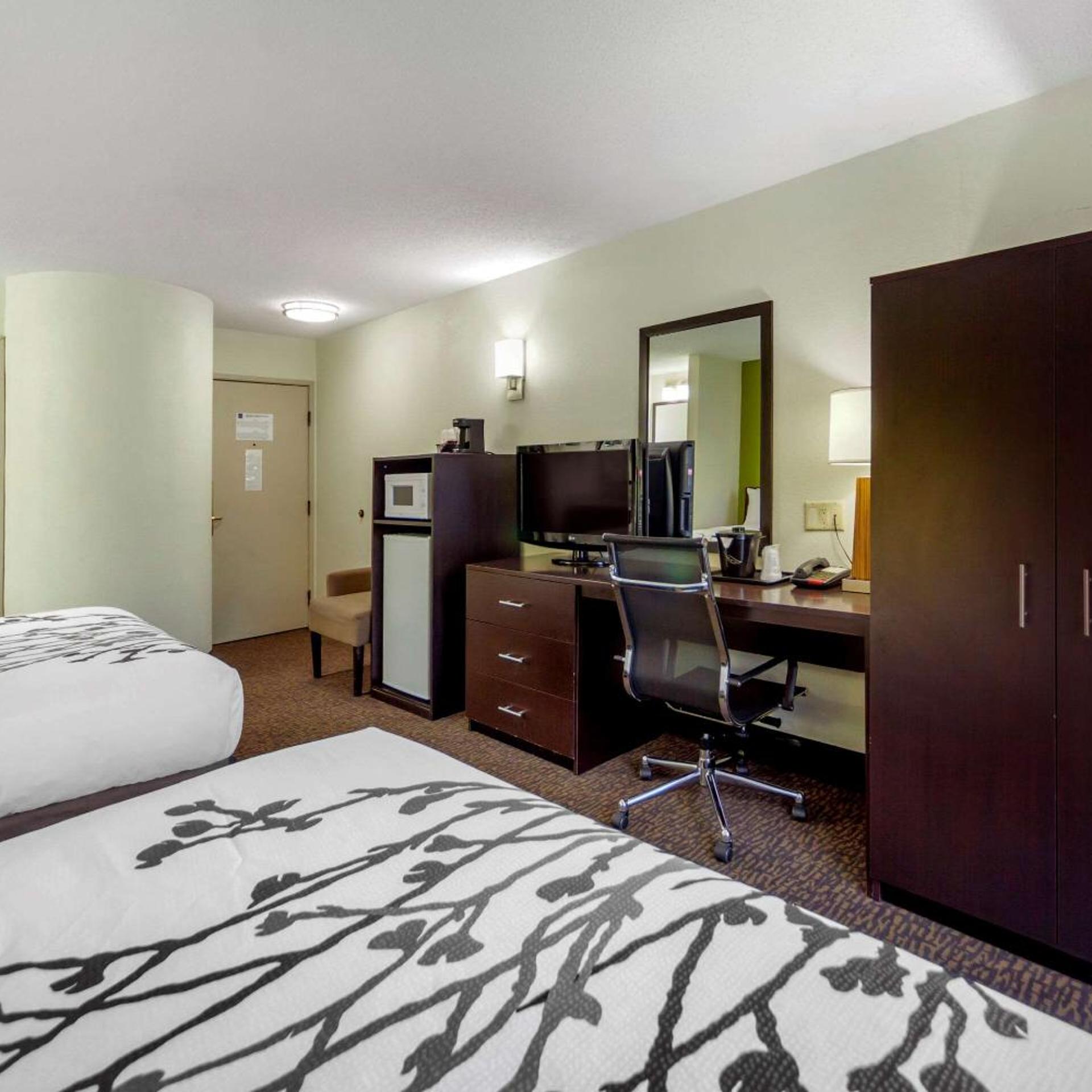 غرفة ديلوكس بسريرين كوين، Sleep Inn Grand Island North 5/7