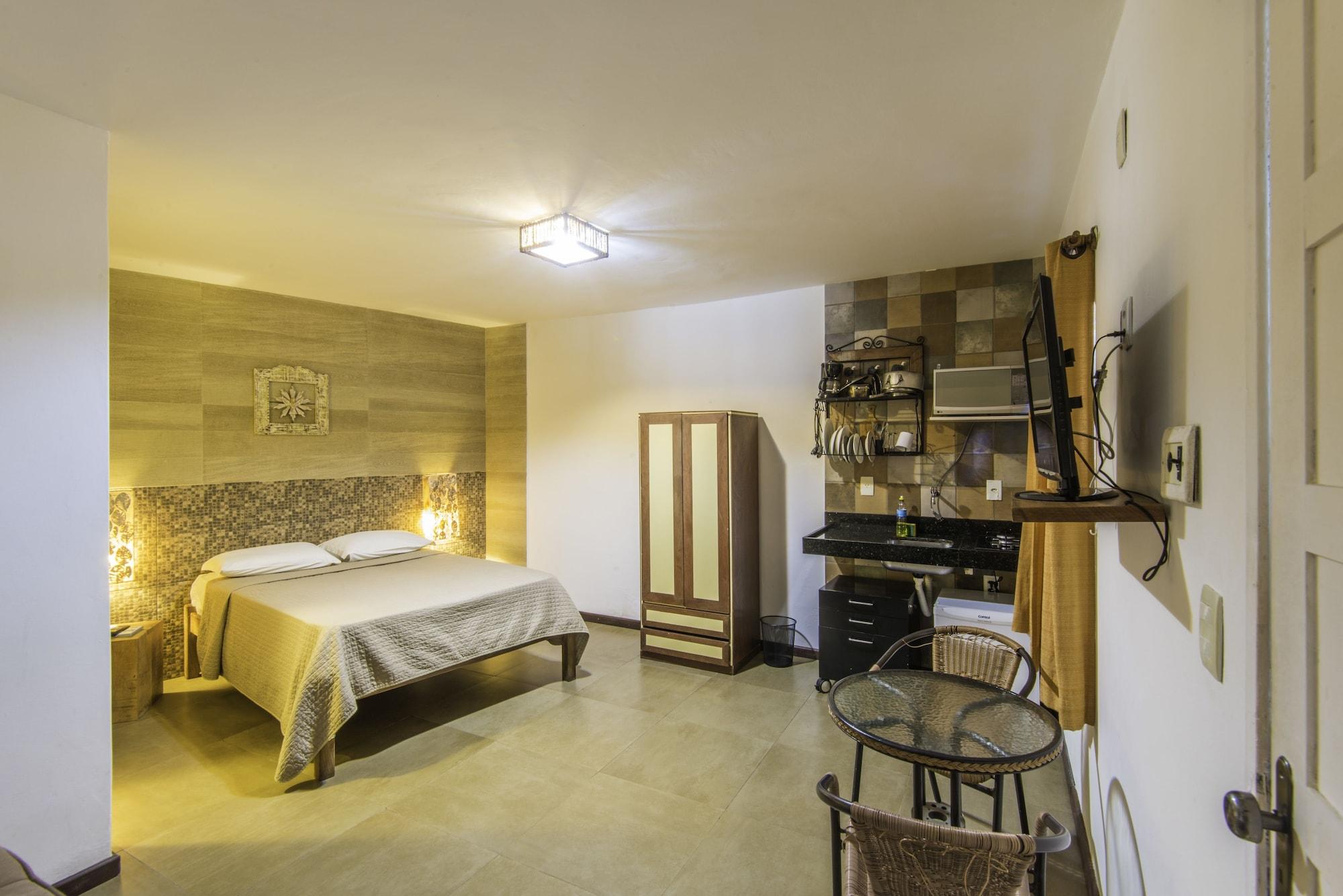 غرفة بمطبخ صغير، POUSADA ILHA DA SAUDADE 2/4
