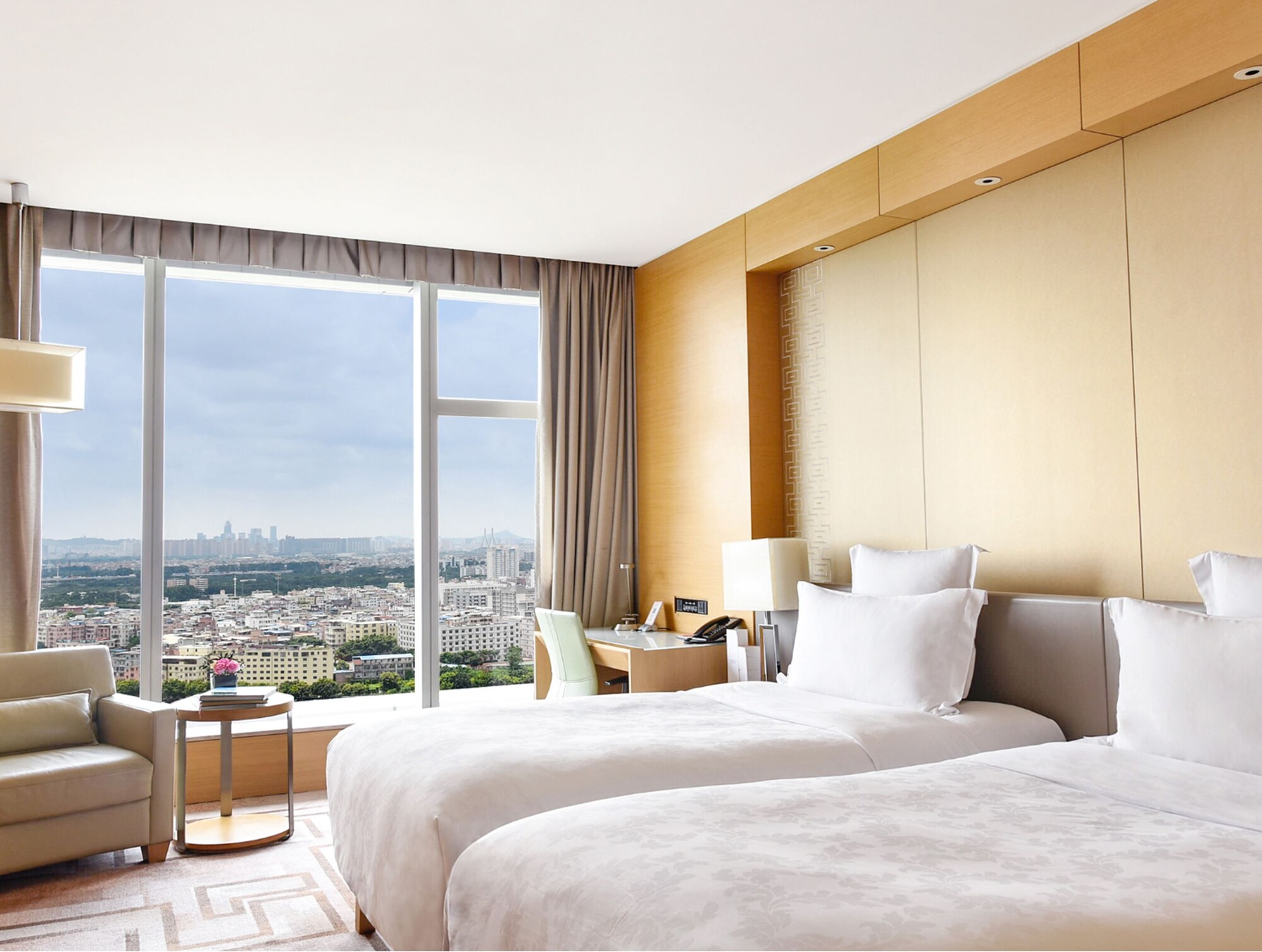 غرفة كلوب تنفيذية بسريرين منفصلين، Langham Place Hotel Guangzhou 5/10