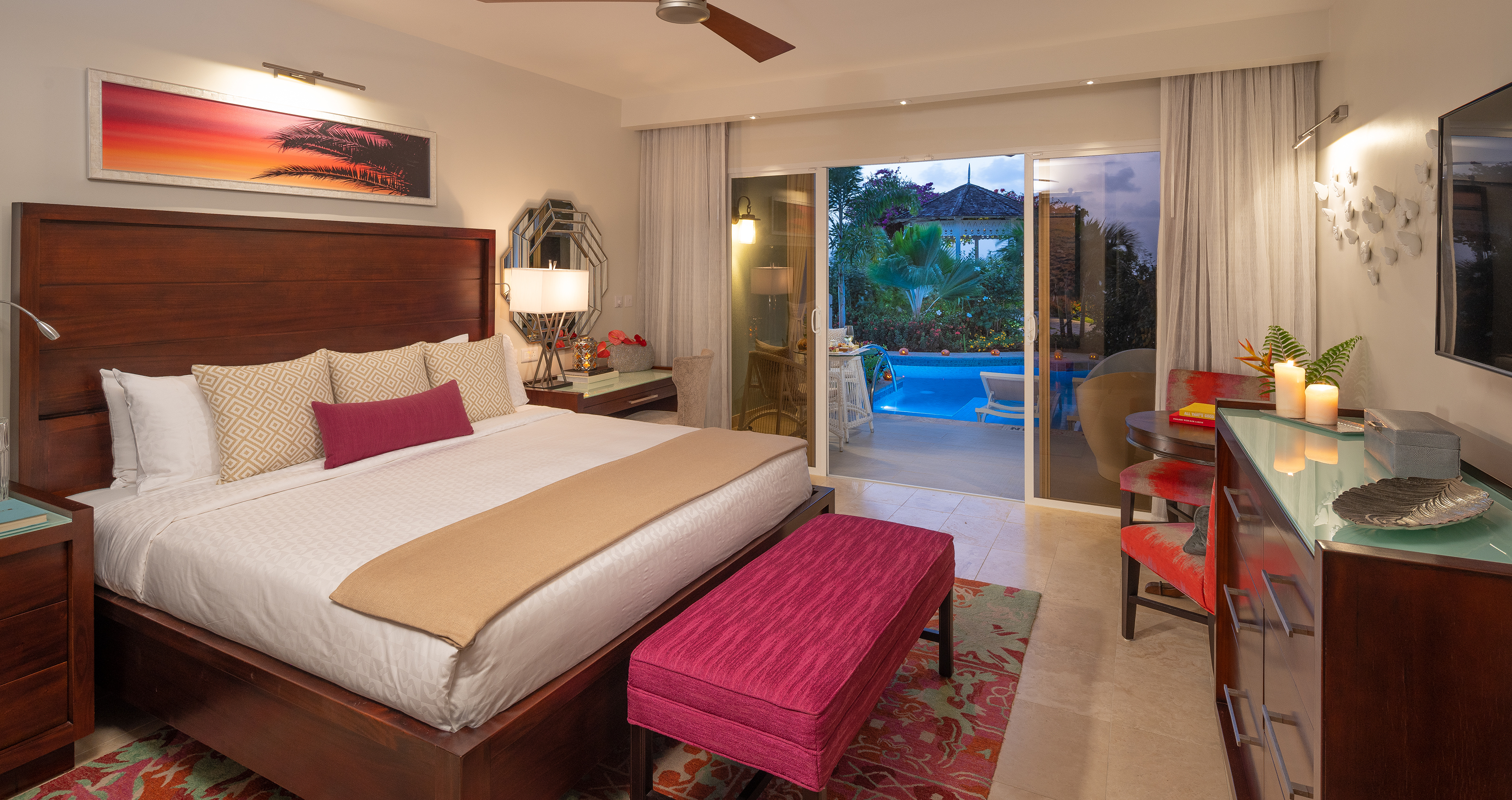 Tranquility, Swim Up, Lagoon, Beach Front, Butler, Patio, Bathtub