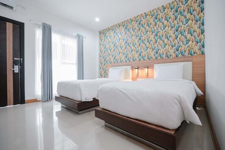 غرفة ديلوكس بسريرين منفصلين للمدخنين، Hotel 88 Batulicin by WH 3/4