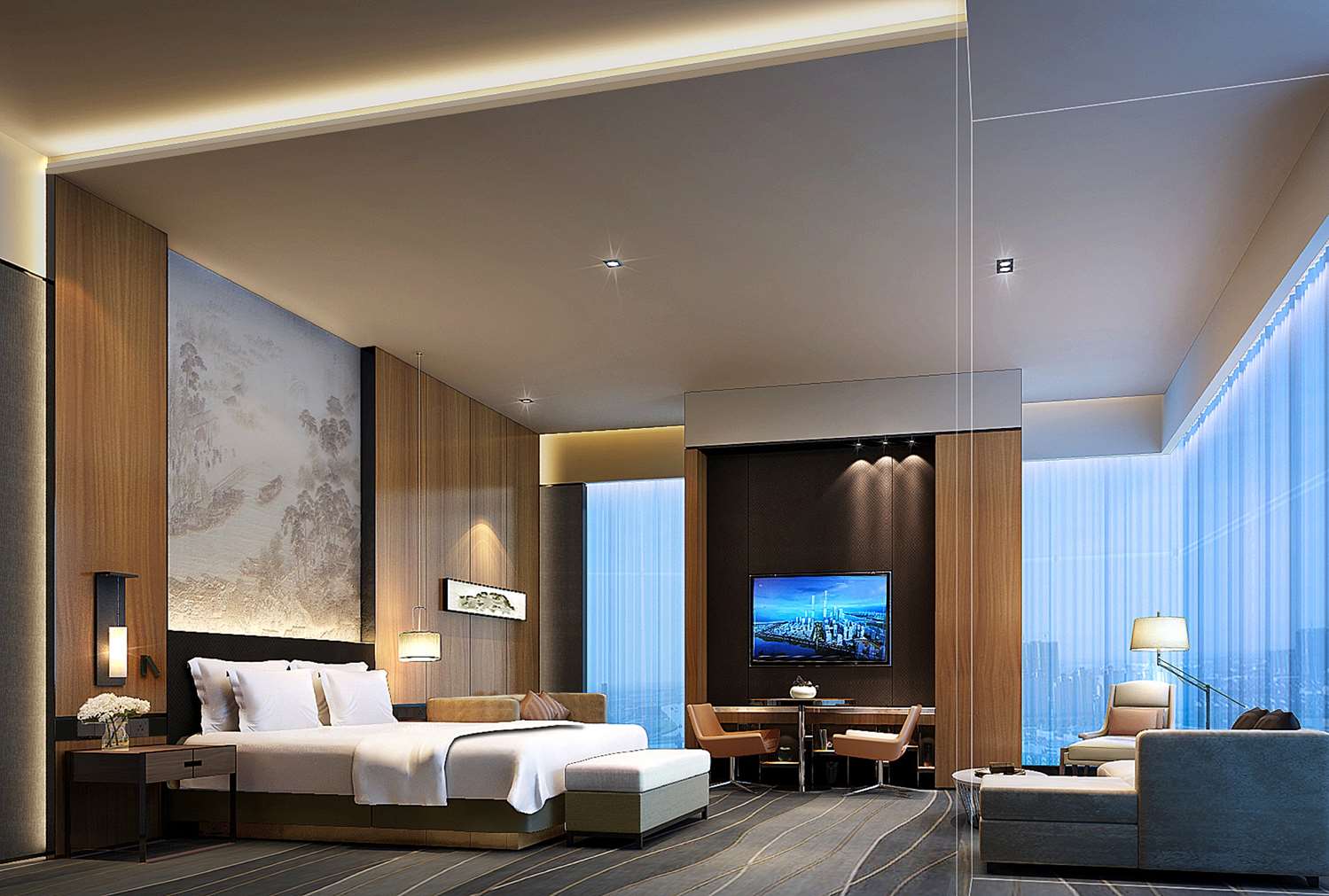 DELUXE, KING BED