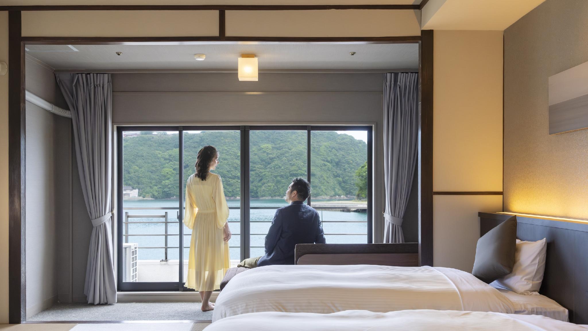 Japanese, Standard, Twin Beds, Ocean View, Indoor Bath