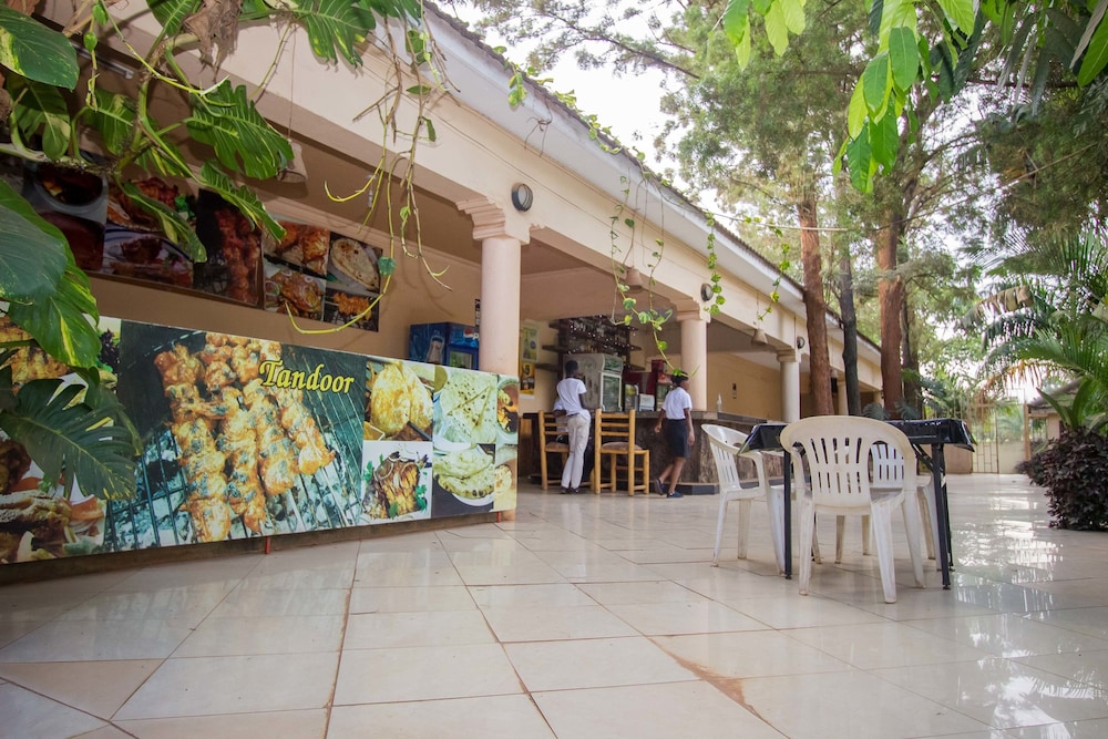 Lobby at Emerald Hotel, KAMPALA