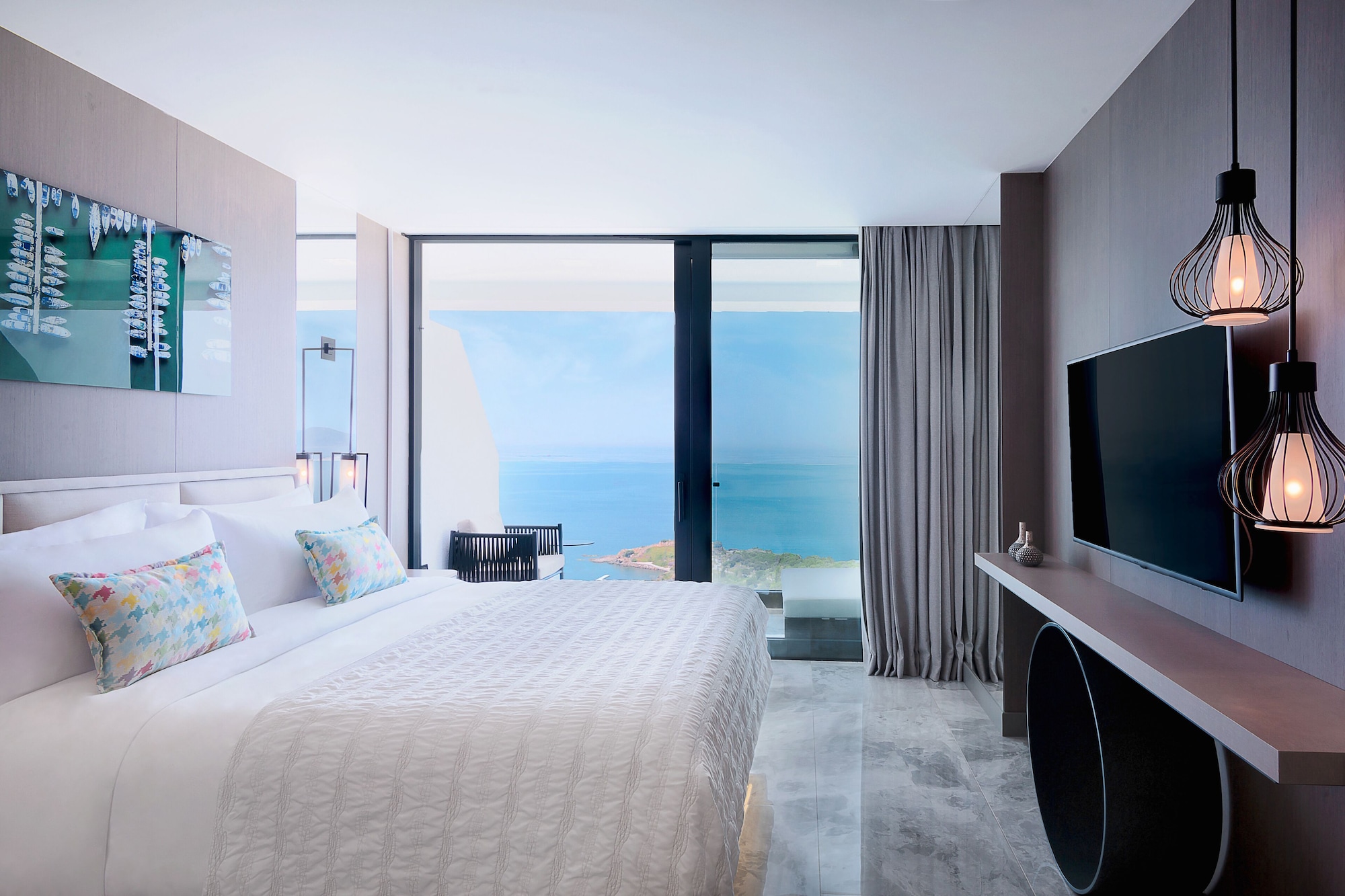 Room, King Bed, with View, Balcony