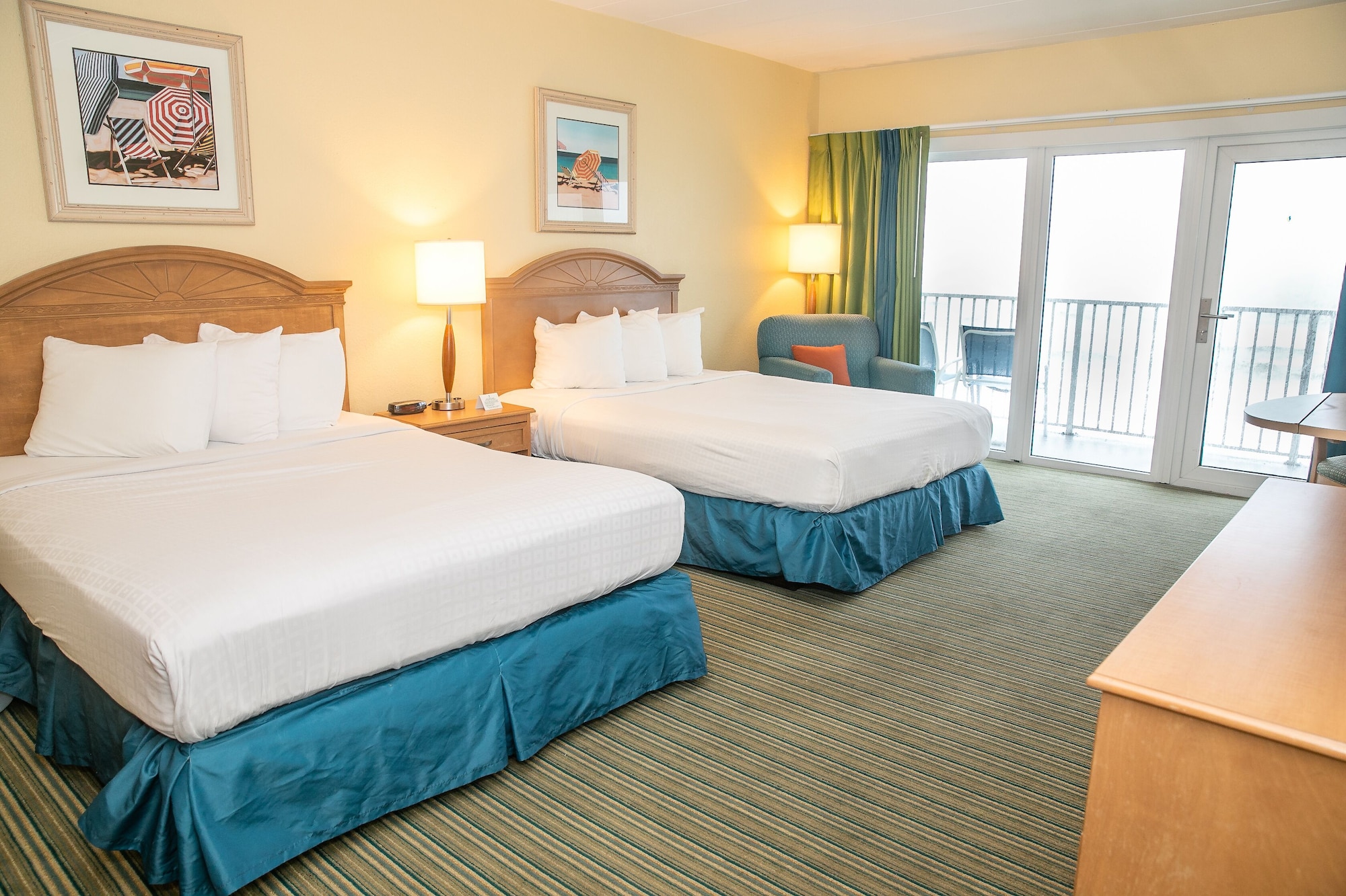 Guest Room, 2 Queen Beds, Ocean Front, High Floor