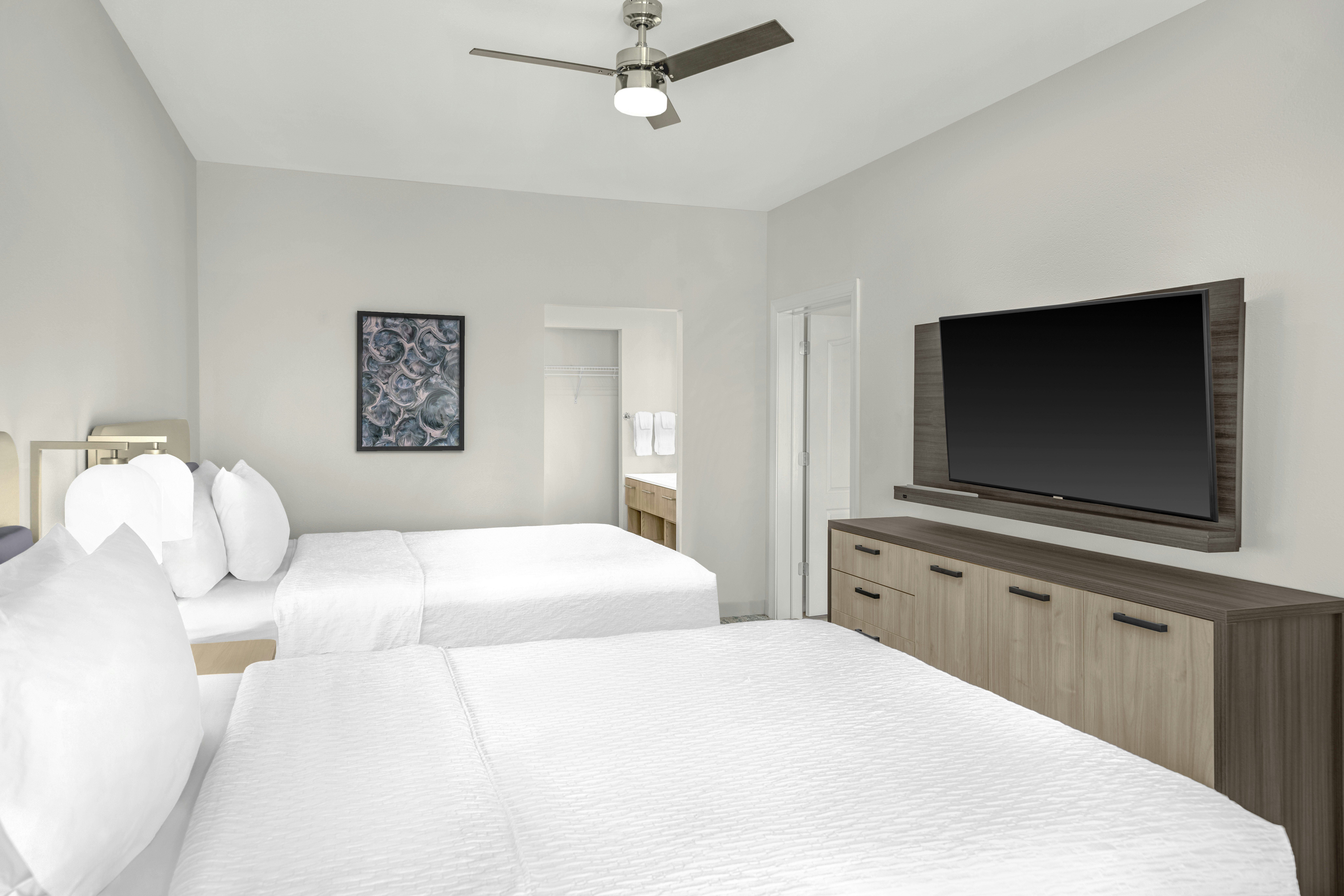 جناح بسريرين كوين بغرفة نوم واحدة، Homewood Suites By Hilton Fayetteville 3/6