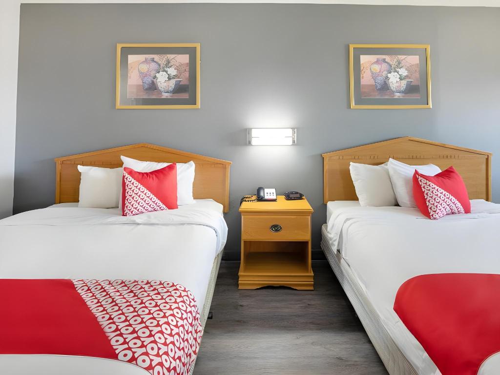 غرفة بسريرين كوين للمدخنين، Quality Inn Kinder, LA 3/10