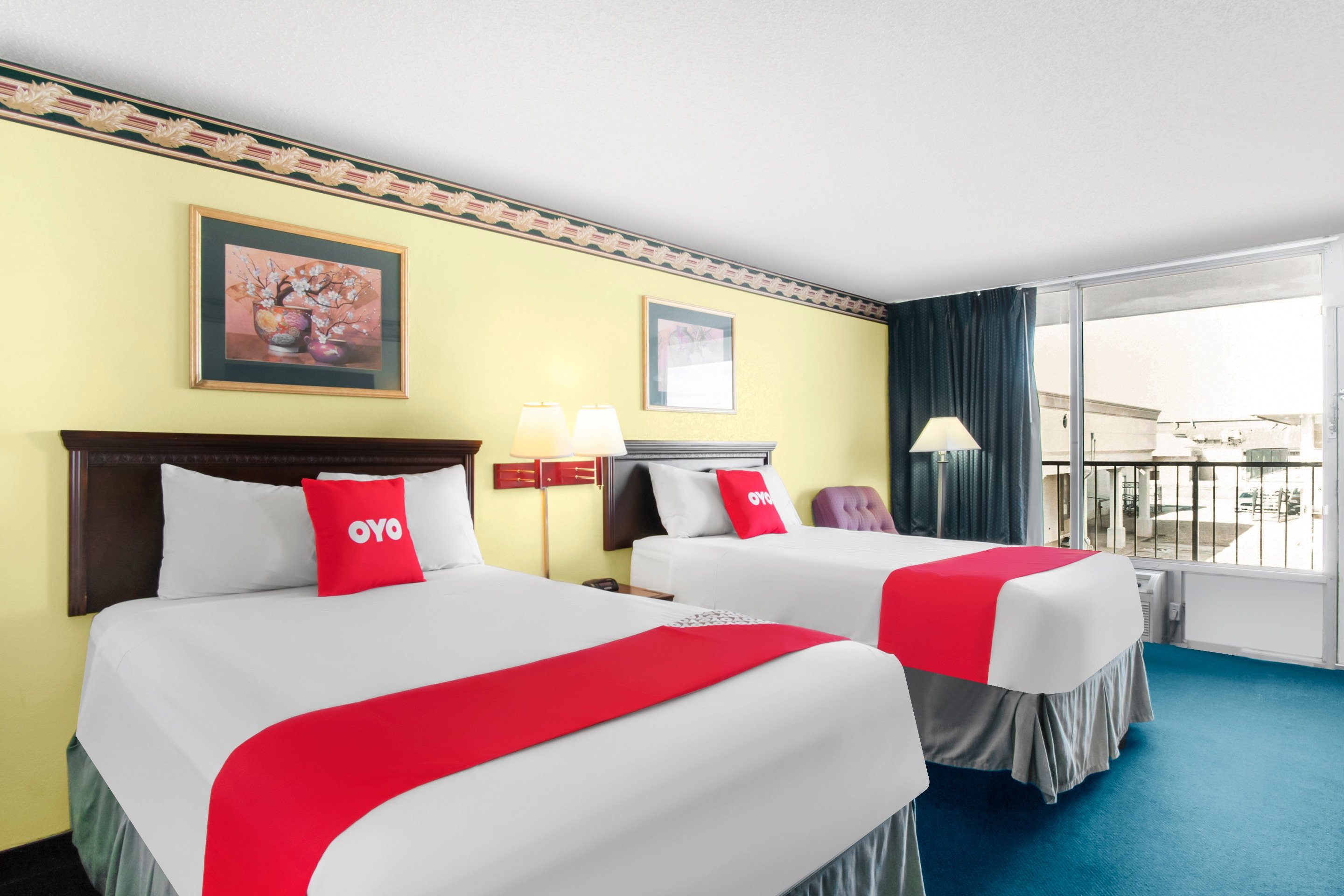 Room, 2 Double Beds, Smoking