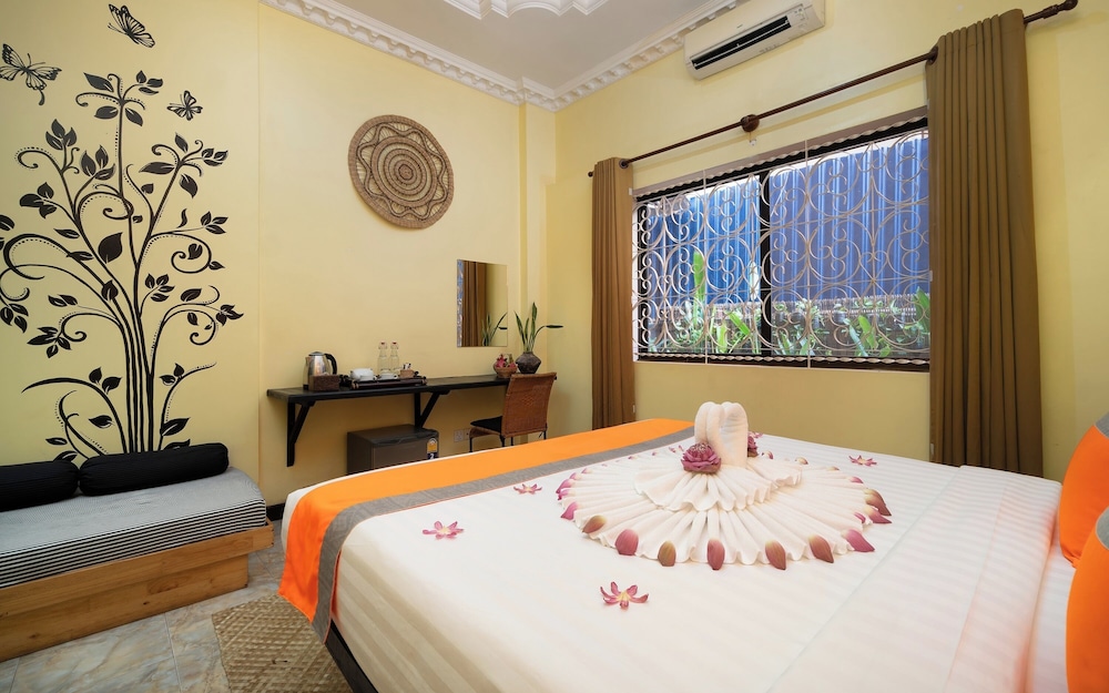 غرفة ديلوكس بسرير مزدوج أو سريرين منفصلين، Central Indochine D Angkor Hotel 10/10