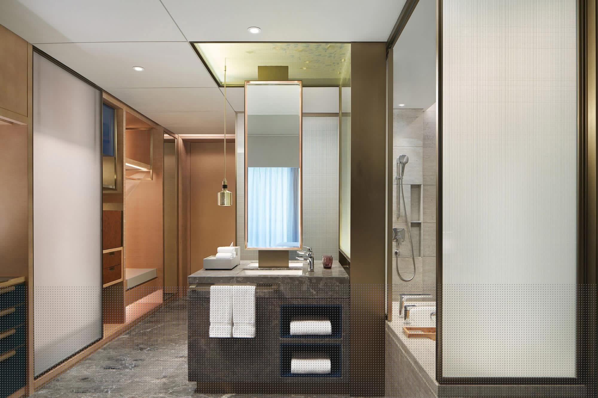 غرفة ركنية بسرير كينج بإطلالة على المدينة، Sheraton Shenzhen Nanshan 4/4