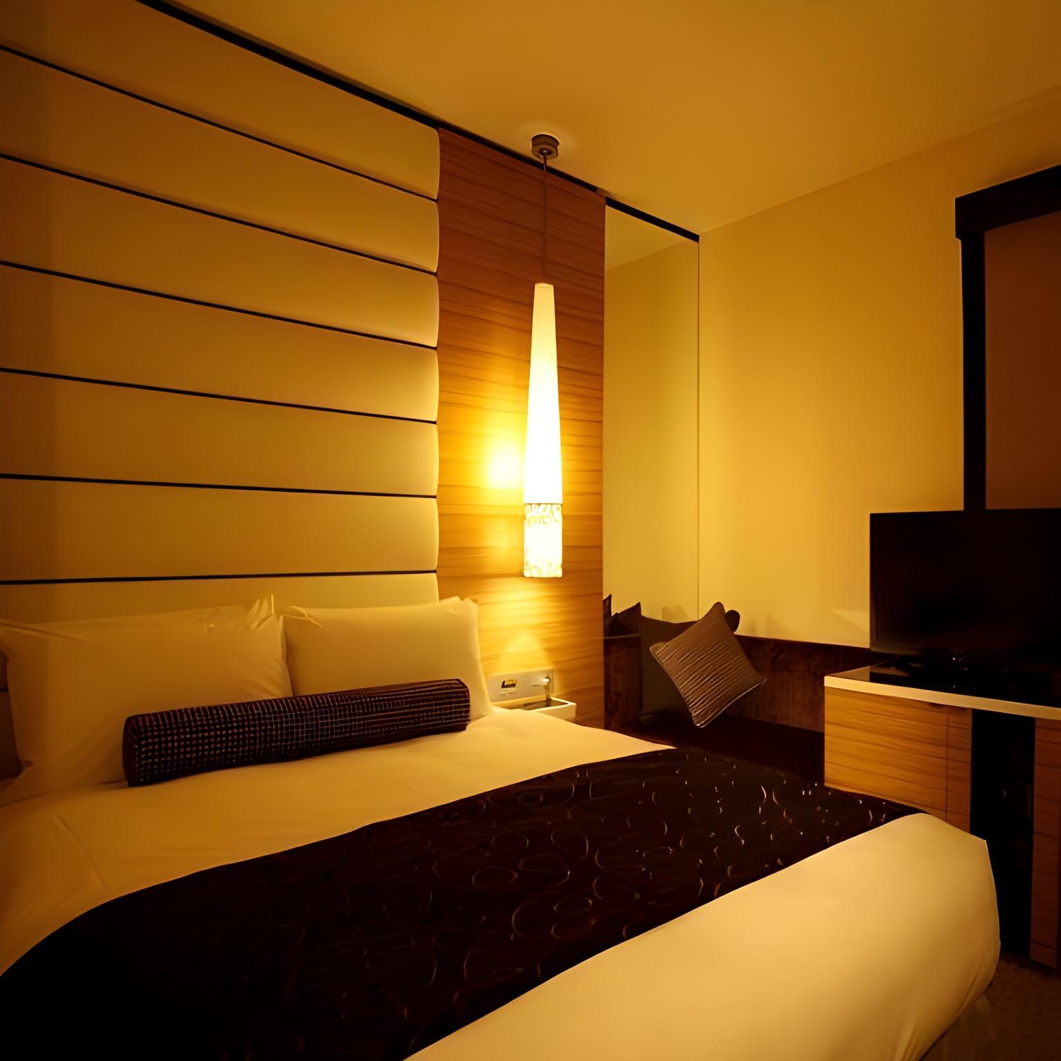 غرفة بسرير مزدوج للمدخنين