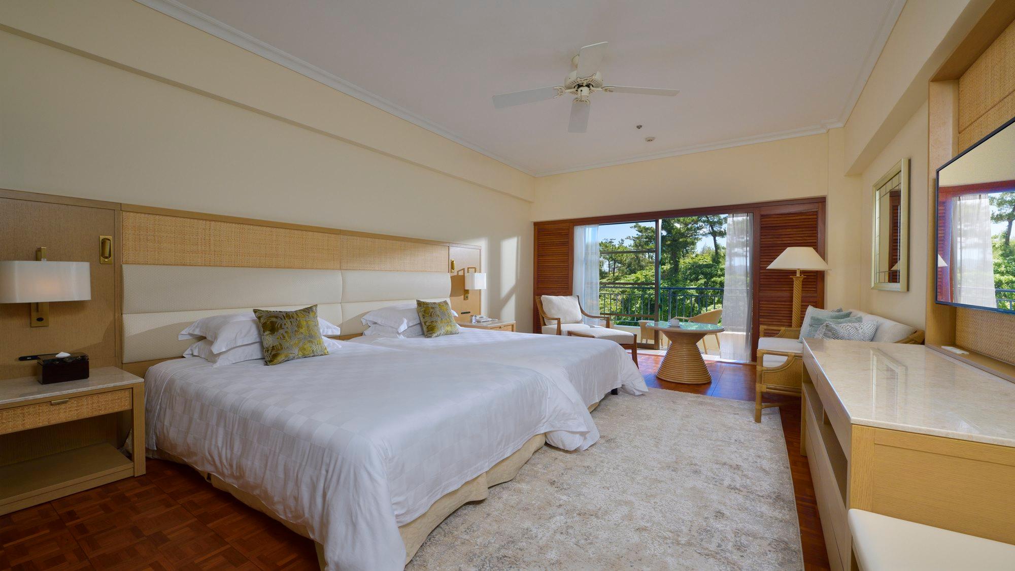 Hollywood, Standard, Twin Beds, Garden View