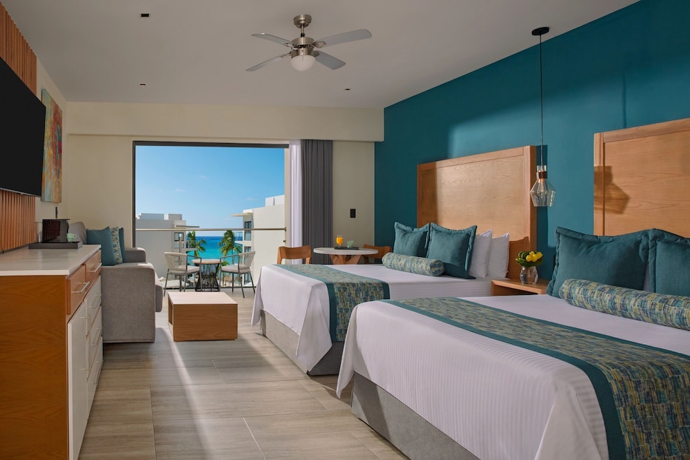 Preferred Club, Junior Suite, 2 Double Beds, Pool View، Dreams Cozumel Cape Resort & Spa 4/5