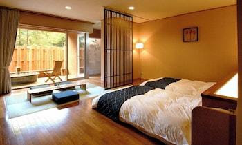 Japanese Western, 2 Semi Double Beds, Outdoor Bath