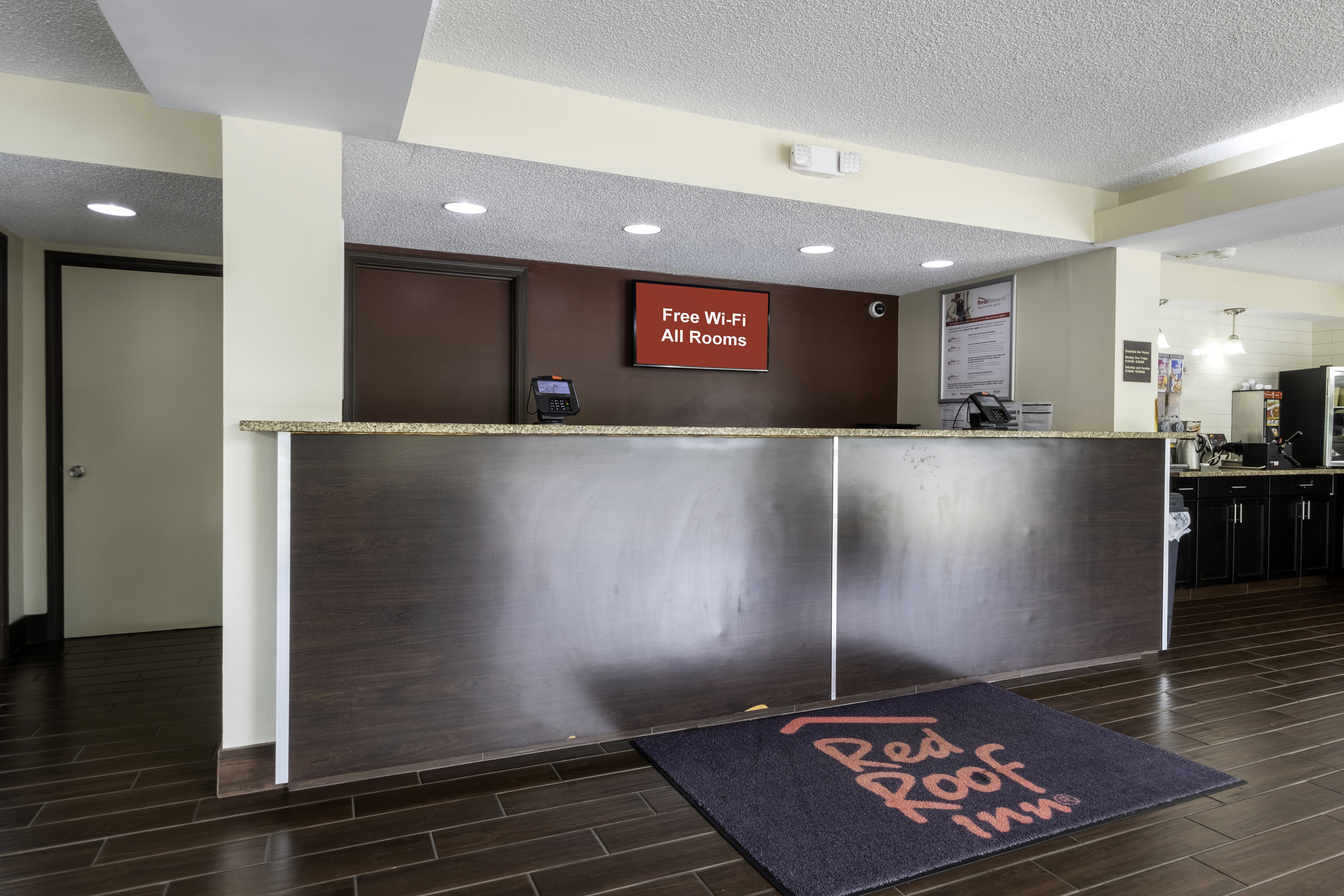 Lobby at Red Roof Inn Charlottesville, CHARLOTTESVILLE - VA