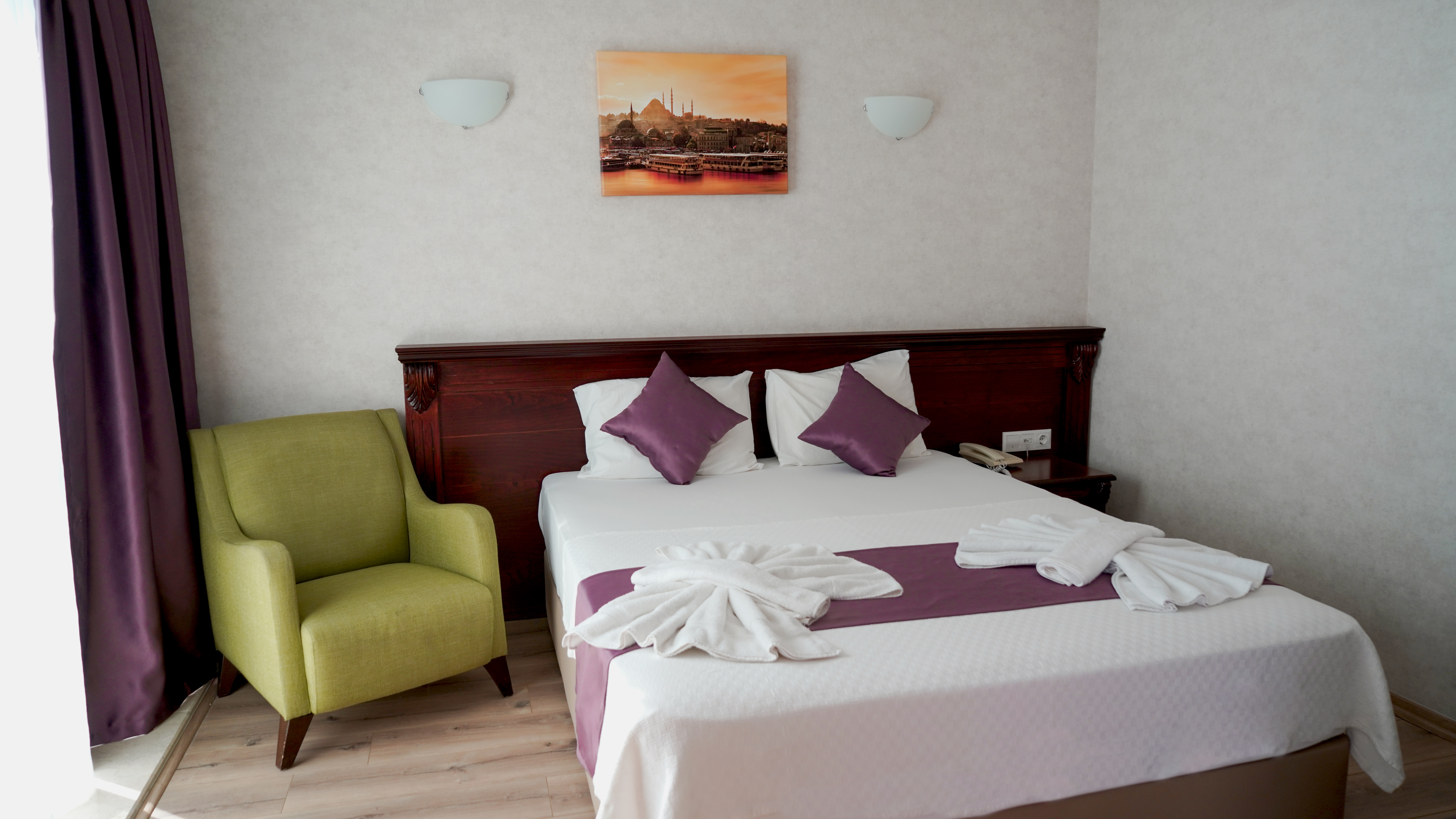 غرفة قياسية مفردة بسرير مزدوج، Alkan Hotel 3/4