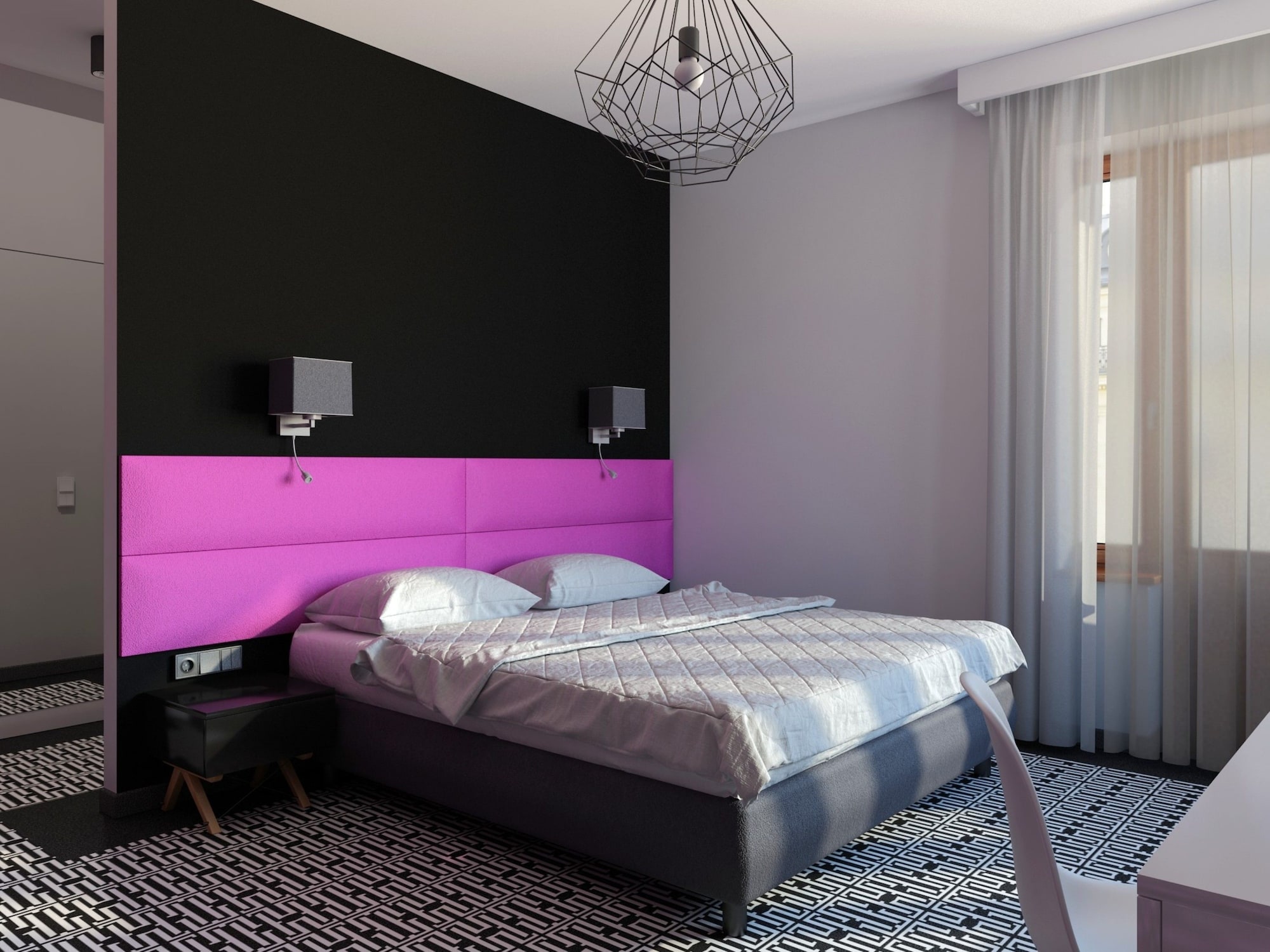 ROOM, DOUBLE OR TWIN BED