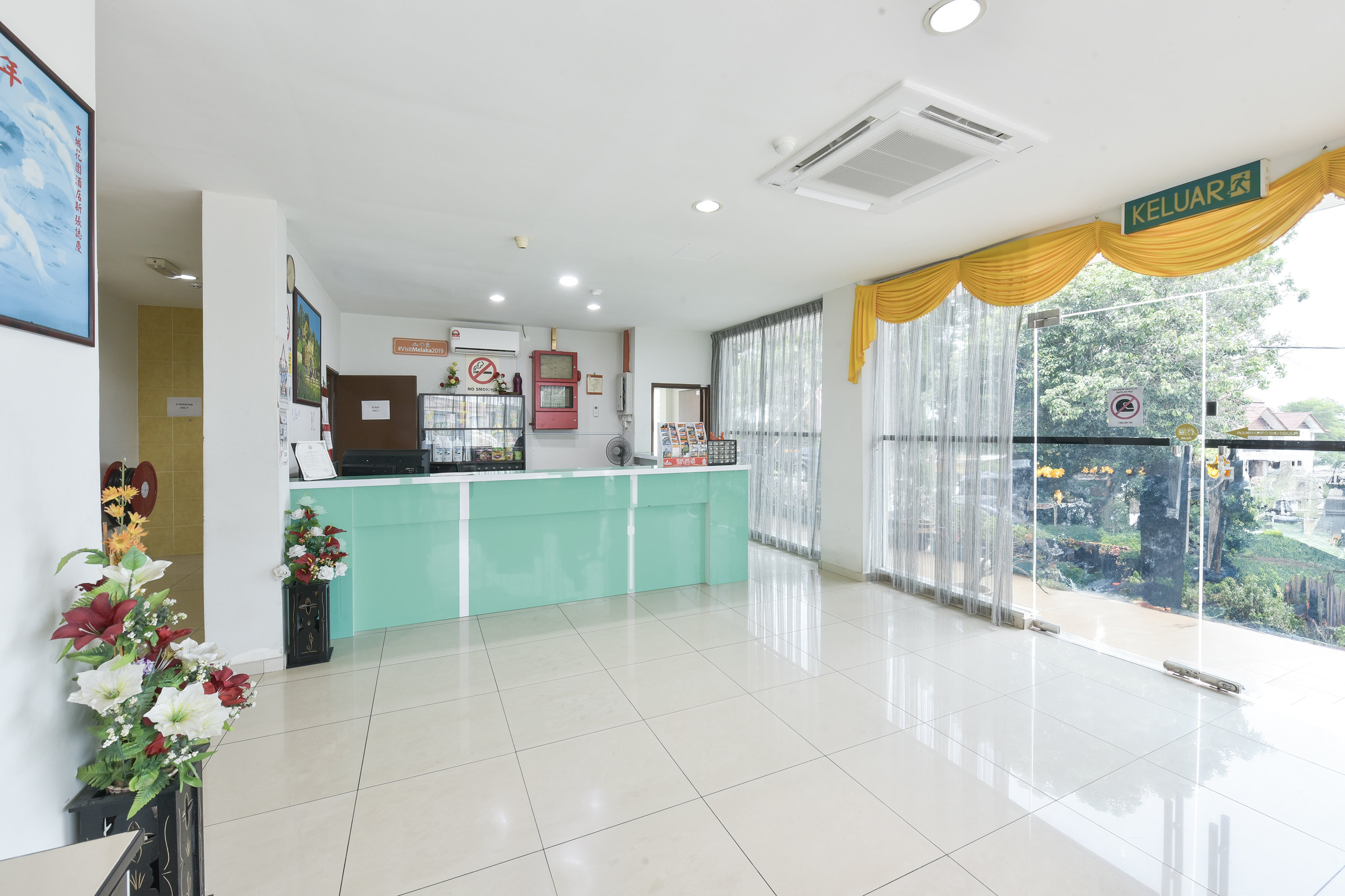 Lobby at Hotel O Melaka near AEON Shopping Centre formerly Formosa, MALACCA CITY