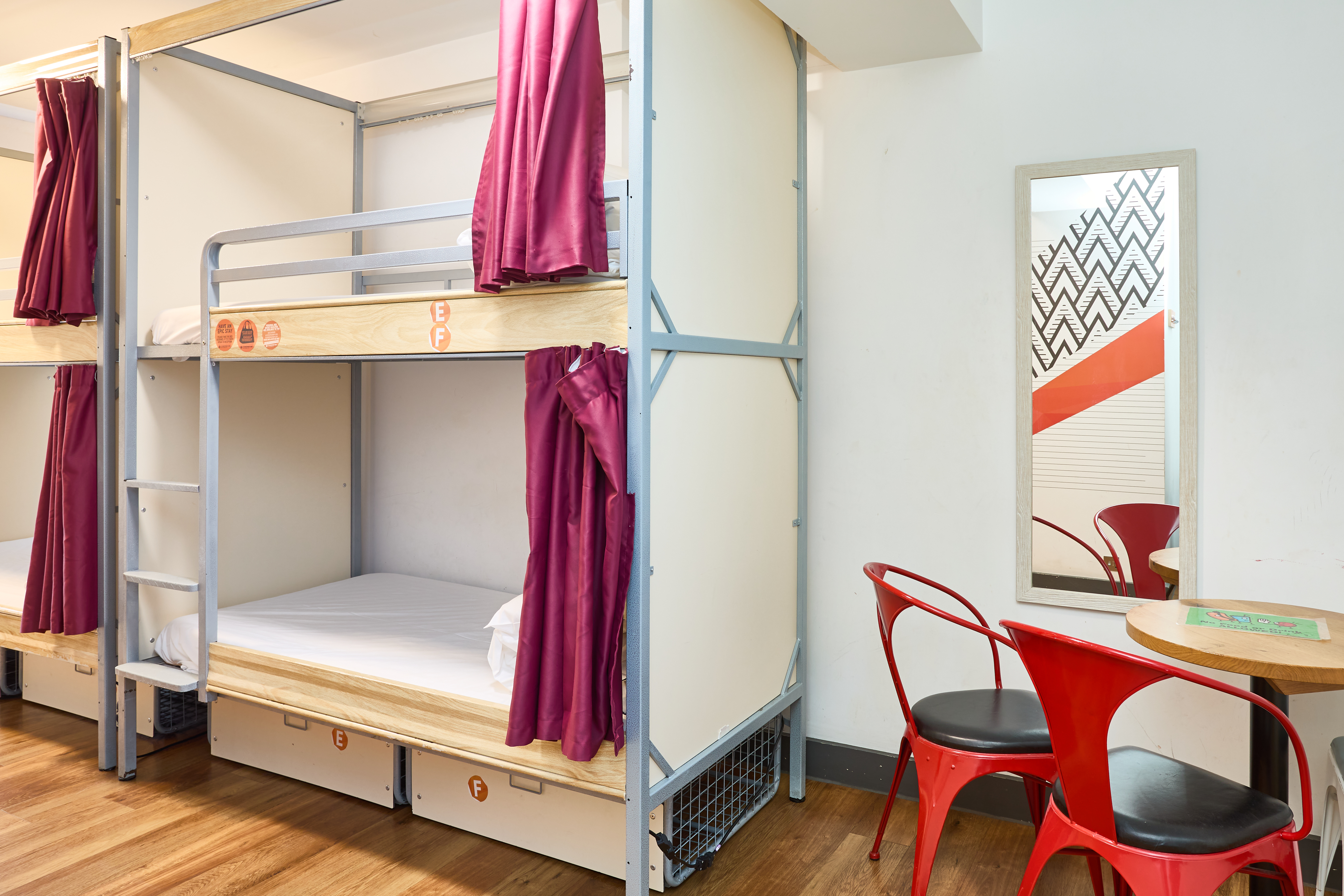 Female Dorm, 10 Beds, External Bathroom