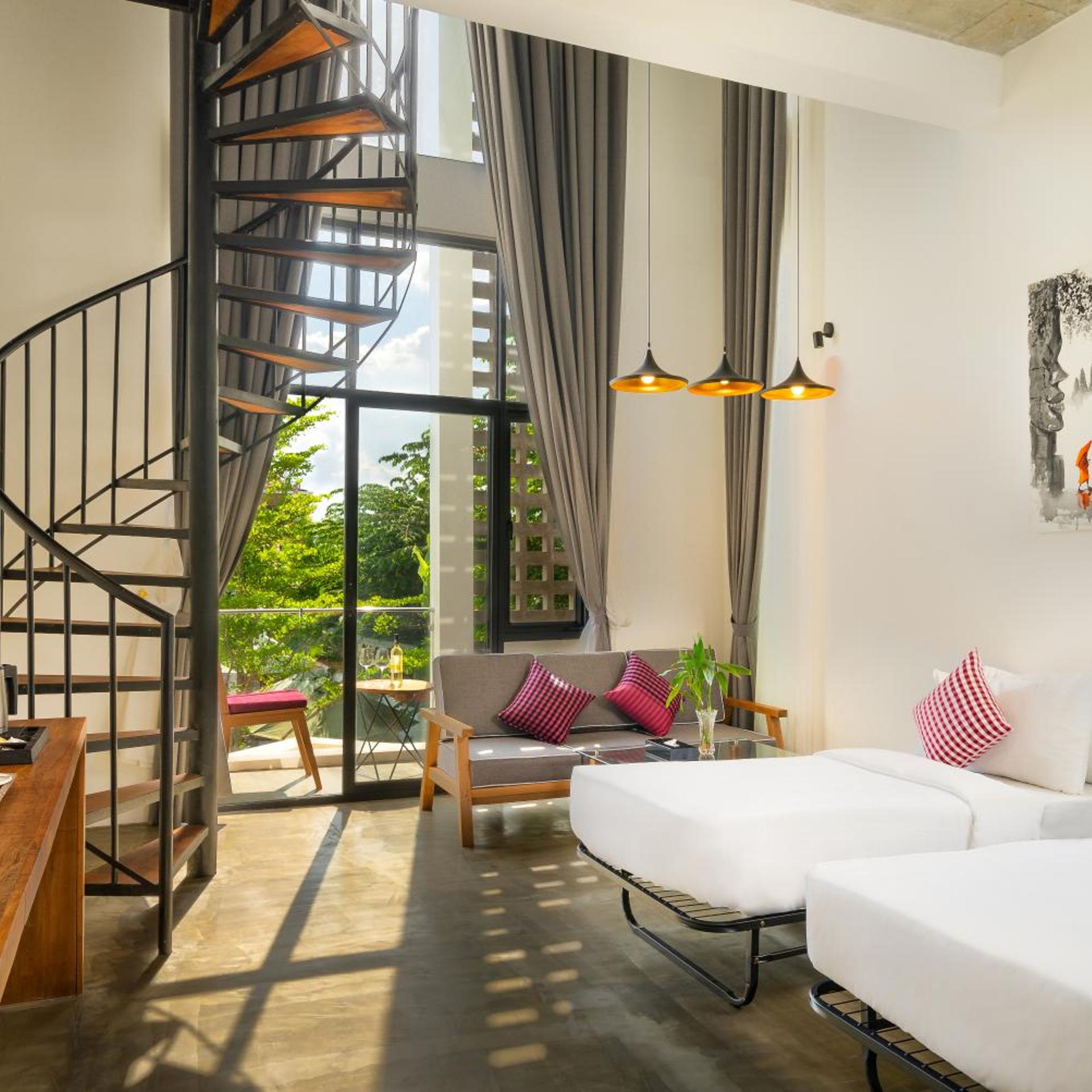 Penthouse Suite, Pool View, Balcony، Phka Chan Hotel 6/10