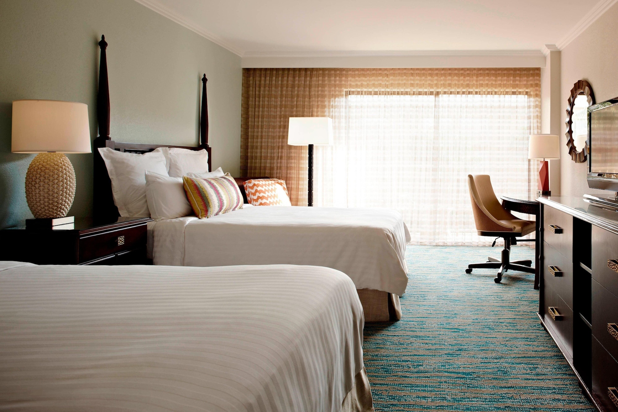 Room, 2 Queen Beds, Ocean Front, Balcony
