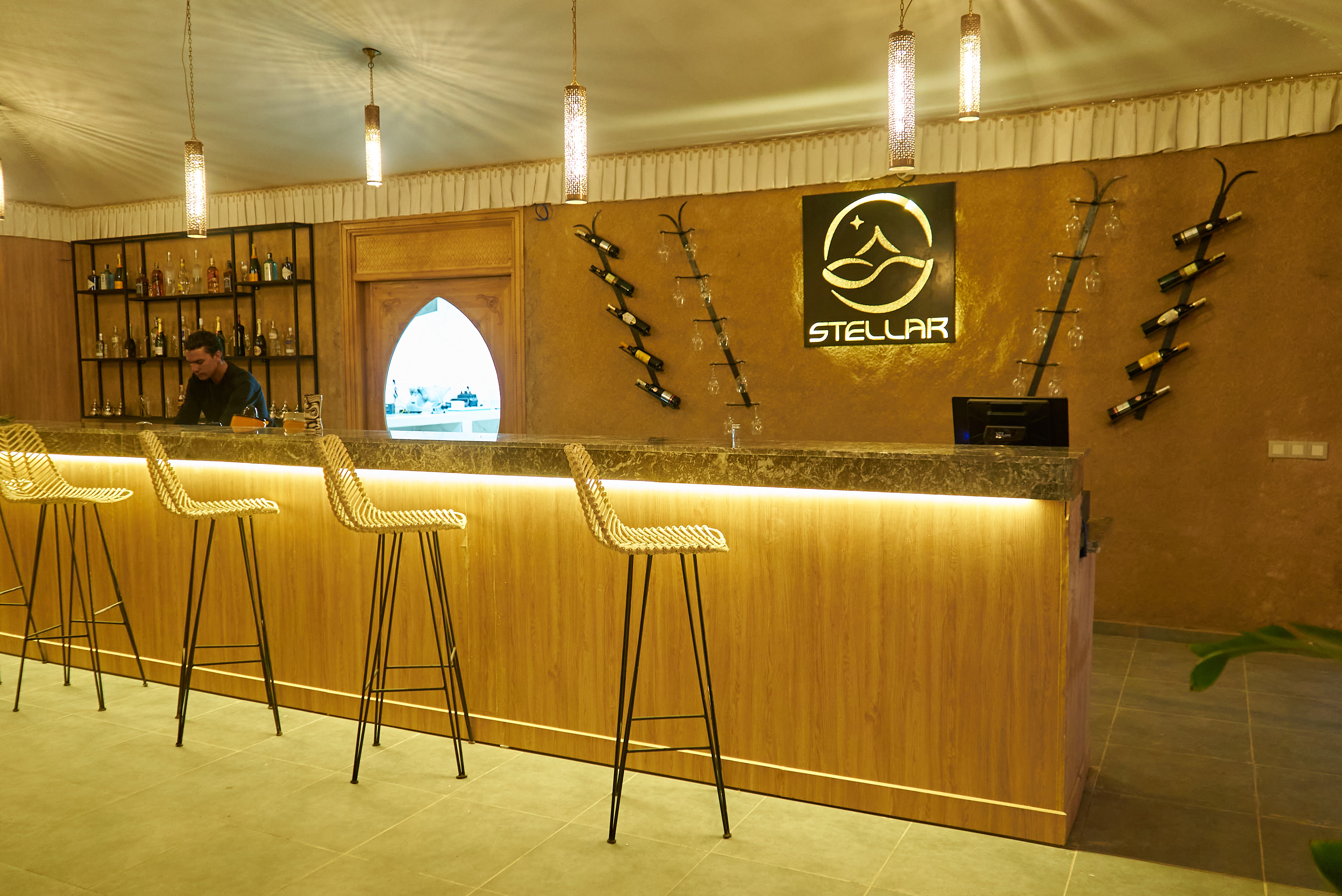 Lobby at Stellar Agafay Desert Camp, Gmassa