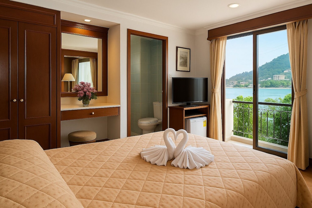 غرفة قياسية بسرير كينج بإطلالة على الجبل، The Orchid Hotel And Spa Kalim Bay 6/10