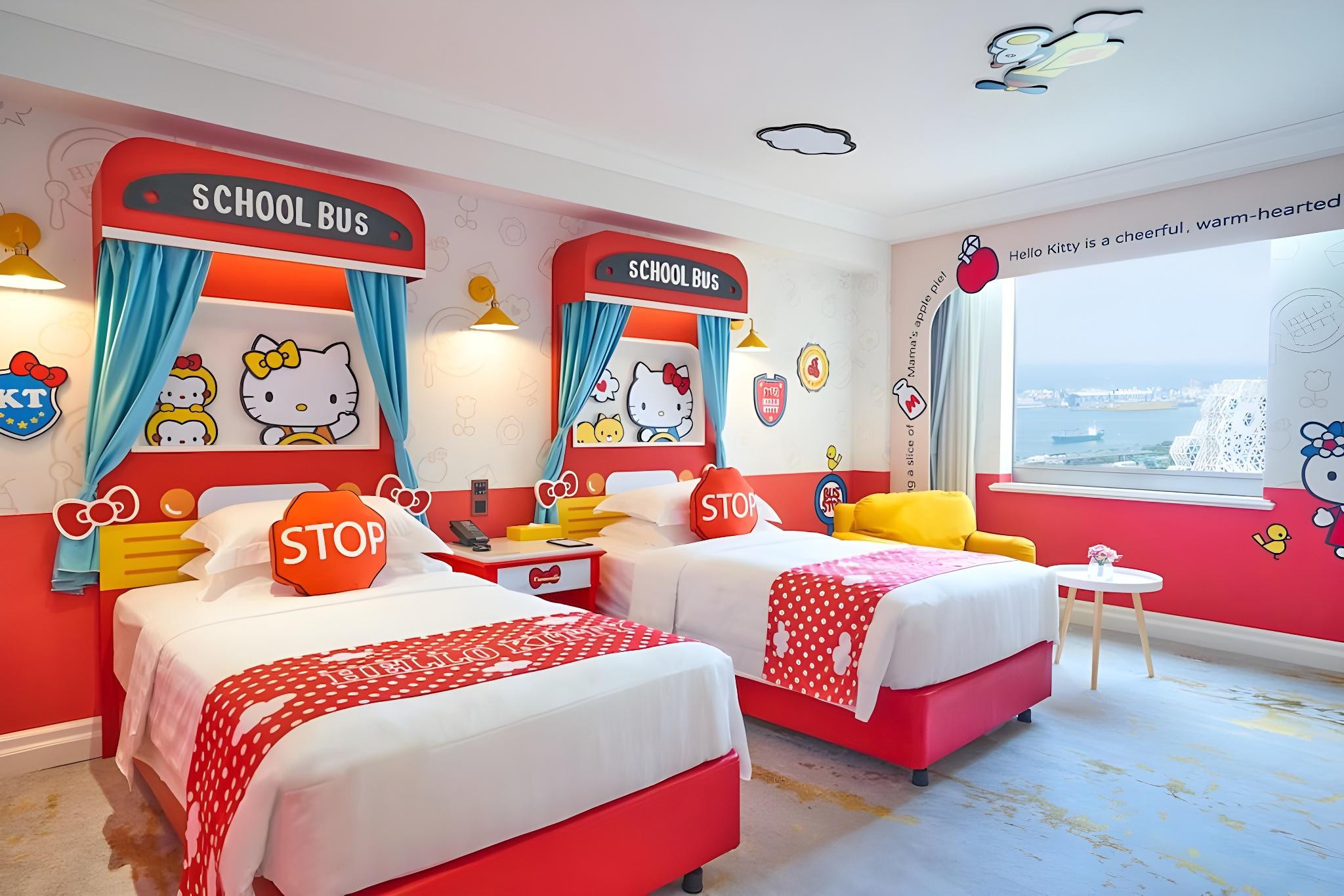 Hello Kitty, Superior, 2 Double Beds, Harbour View