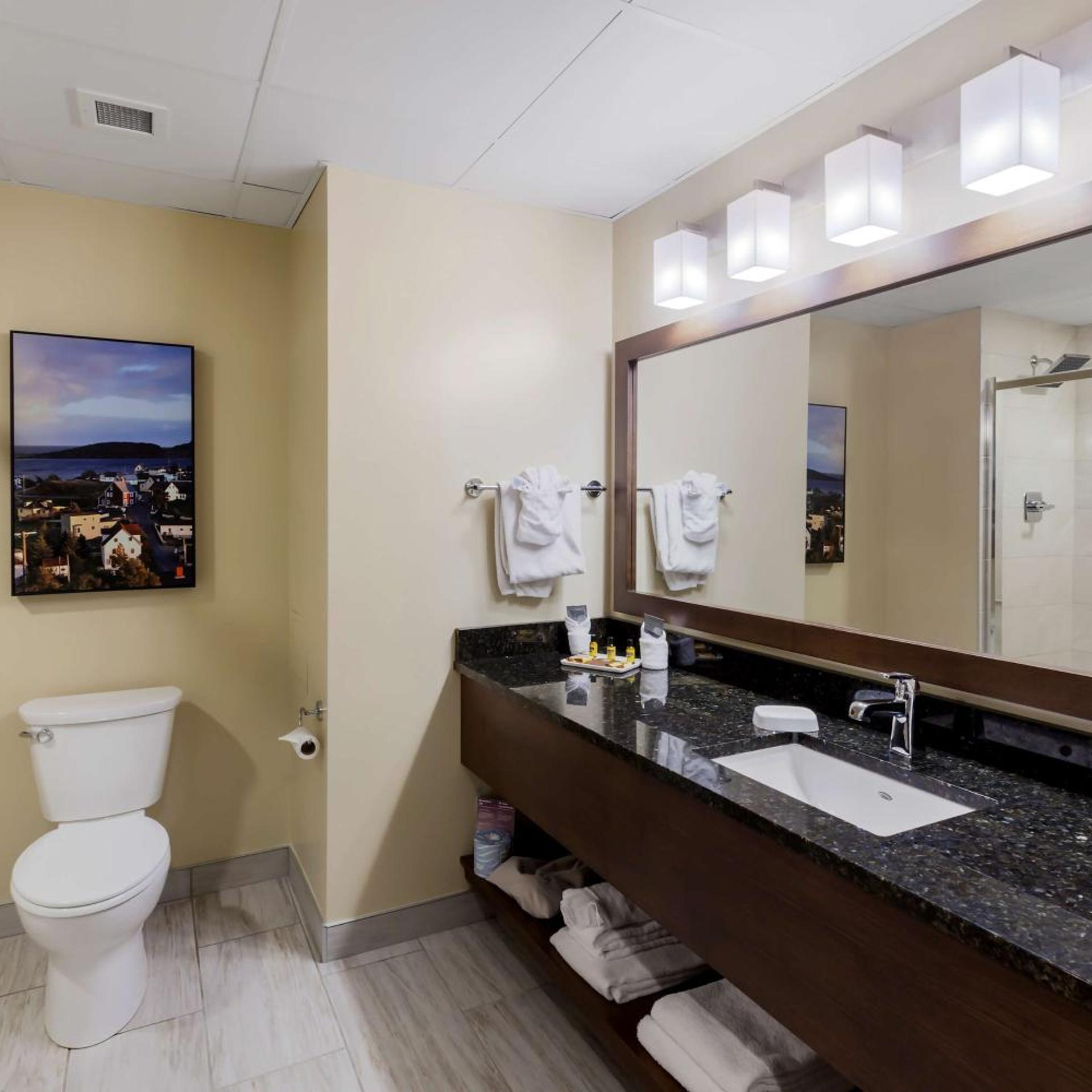 غرفة بسرير كينج وسريرين كوين، Best Western Plus St. John s Airport Hotel and Suites 8/10