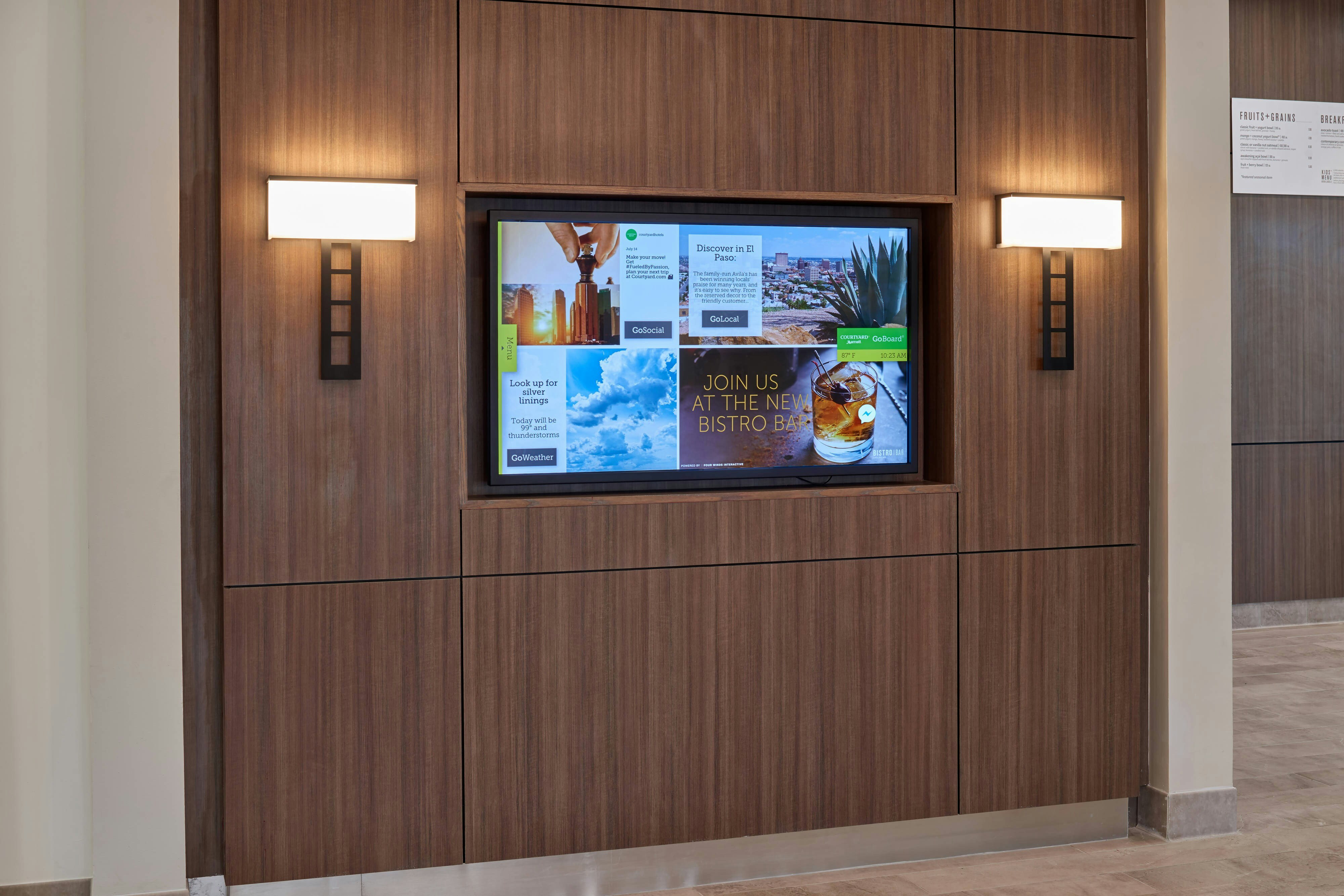 Lobby at Hotel Courtyard By Marriott el Paso Downtown Convention Center, EL PASO - TX