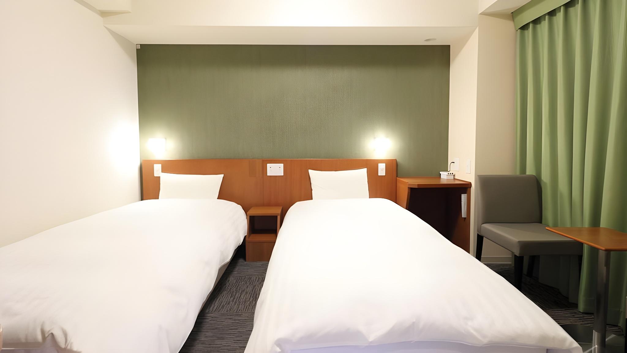 Room, 2 Double Beds, No Cleaning Services
