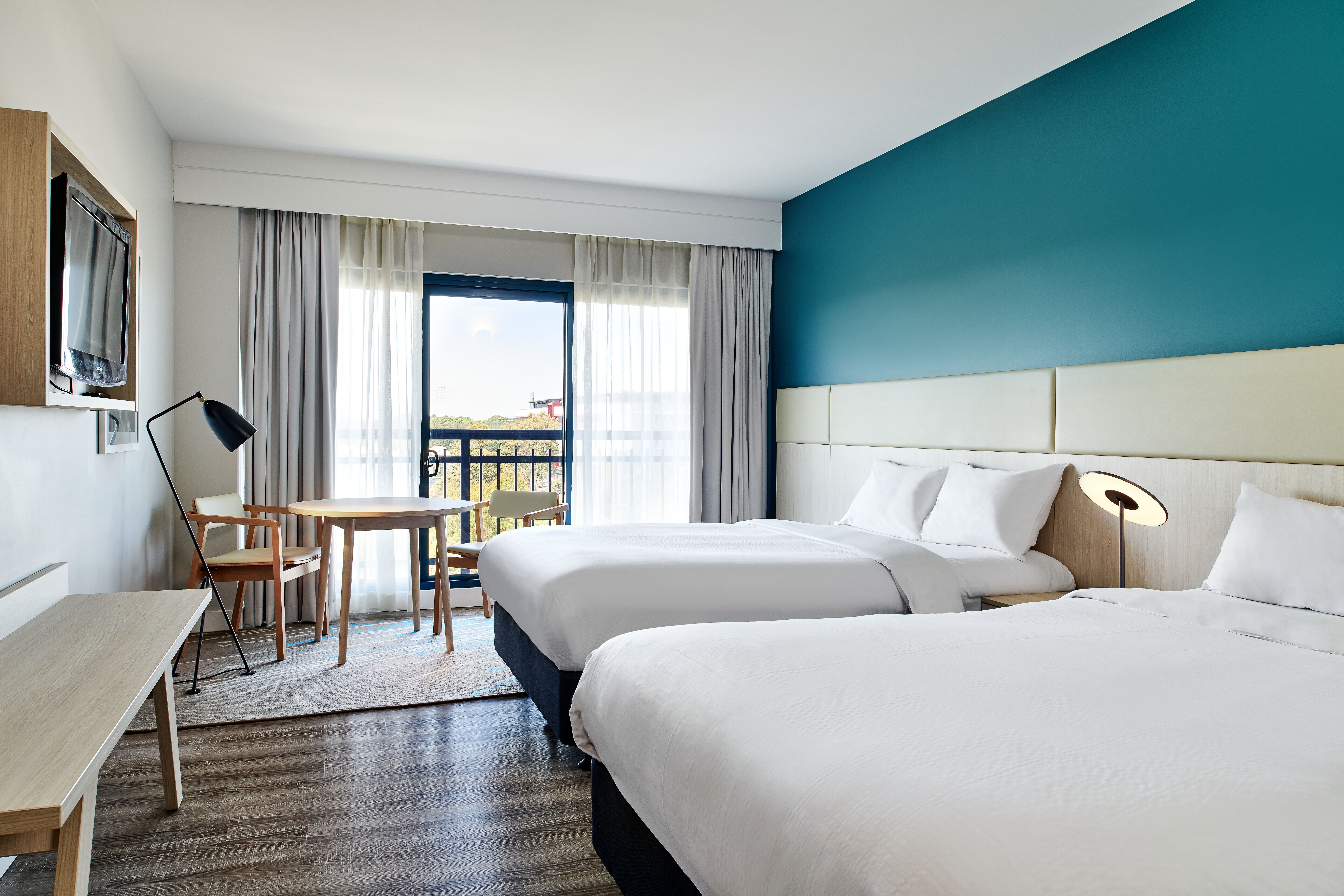 Standard, 2 Double Beds, High Floor