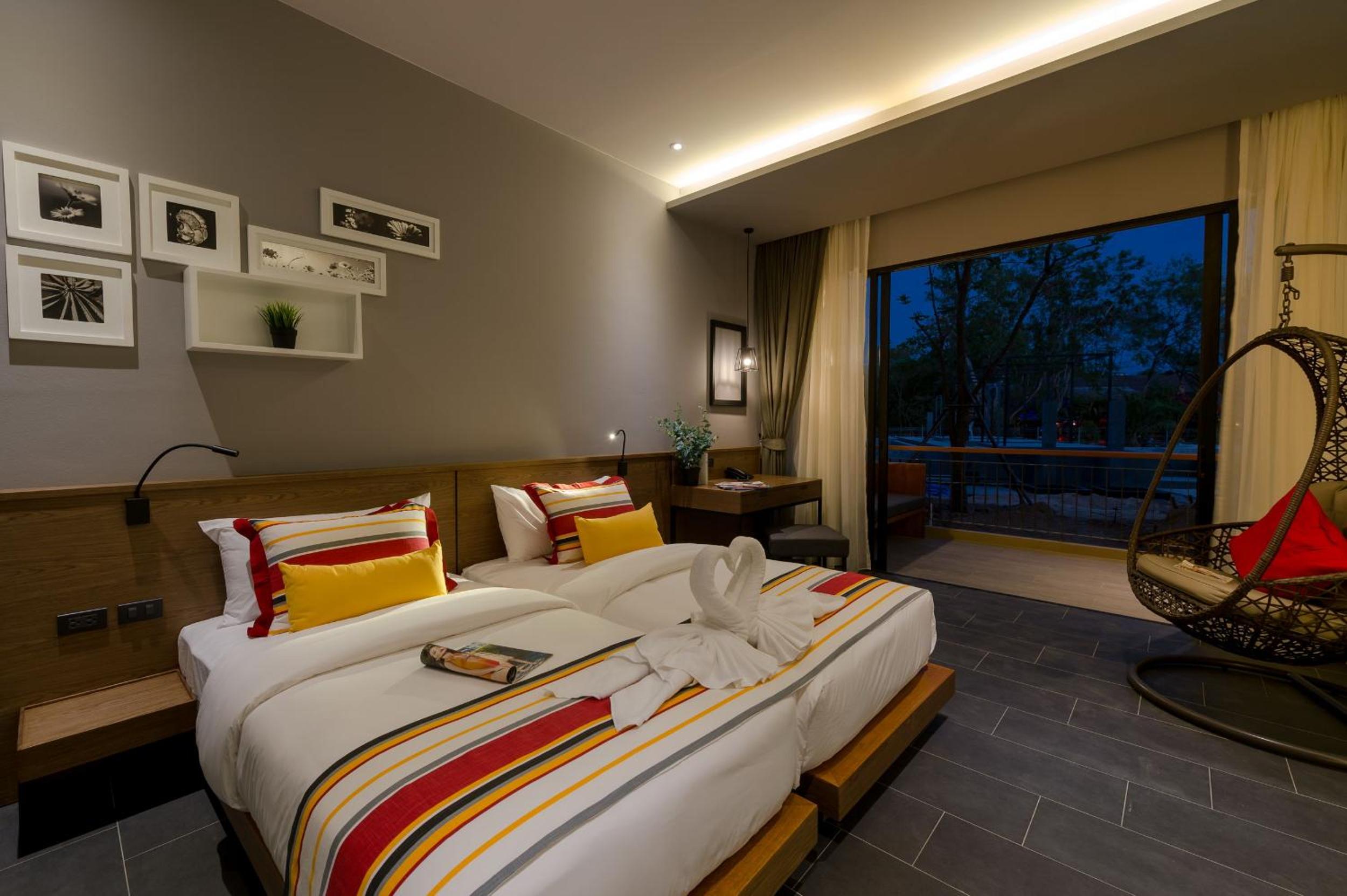 غرفة ديلوكس بسرير مزدوج أو سريرين منفصلين، The Gallery Hotel Naiharn 10/10